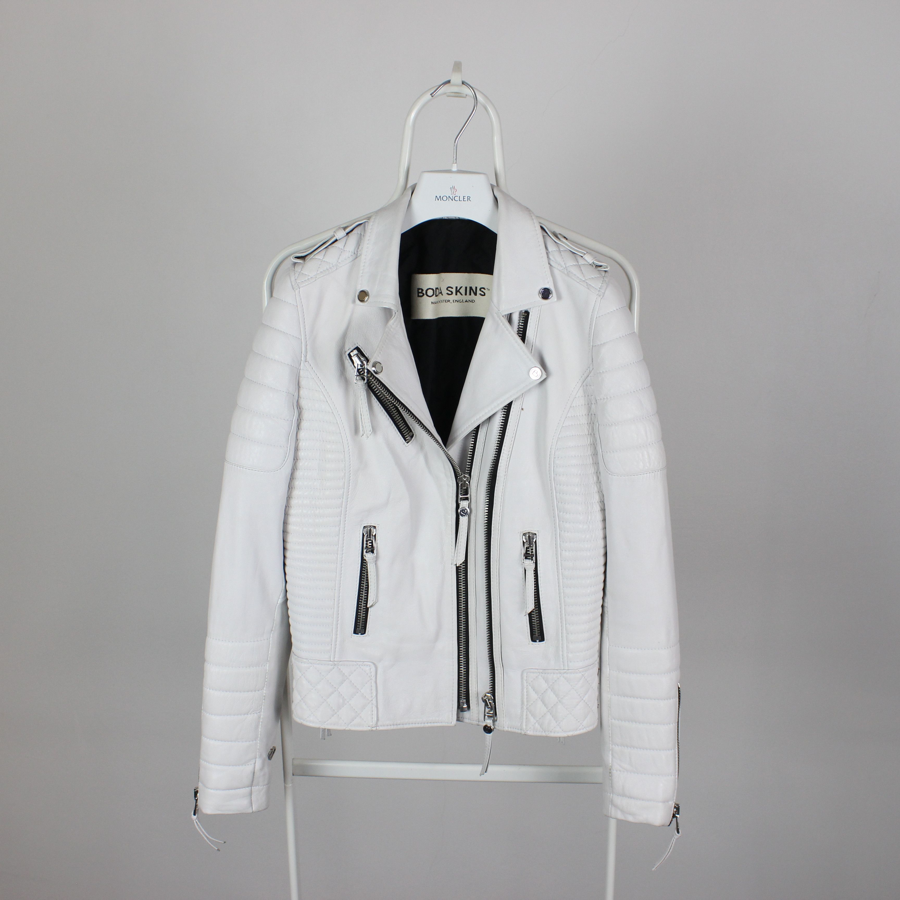 Boda Skins Boda Skins leather bike jacket US 6 M white Size M / US 6-8 / IT 42-44 - 5 Thumbnail