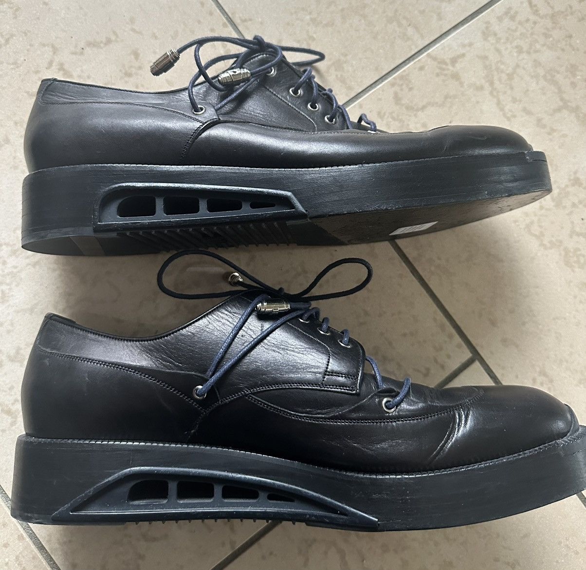 Dior Dior Homme Leather Derby Shoes Size US 12 / EU 45 - 7 Thumbnail