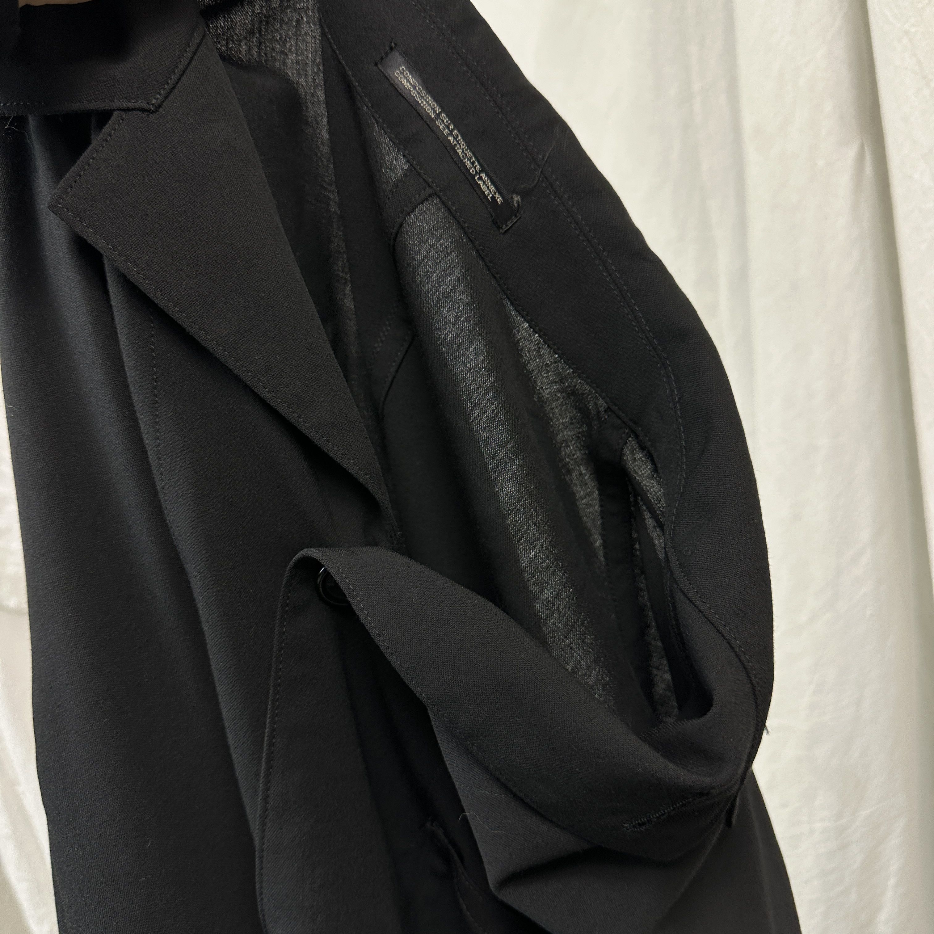 Yohji Yamamoto Vintage Avant-Garde Woolen Y’s Yohji Yamamoto Japanese Coat Size M / US 6-8 / IT 42-44 - 15 Thumbnail