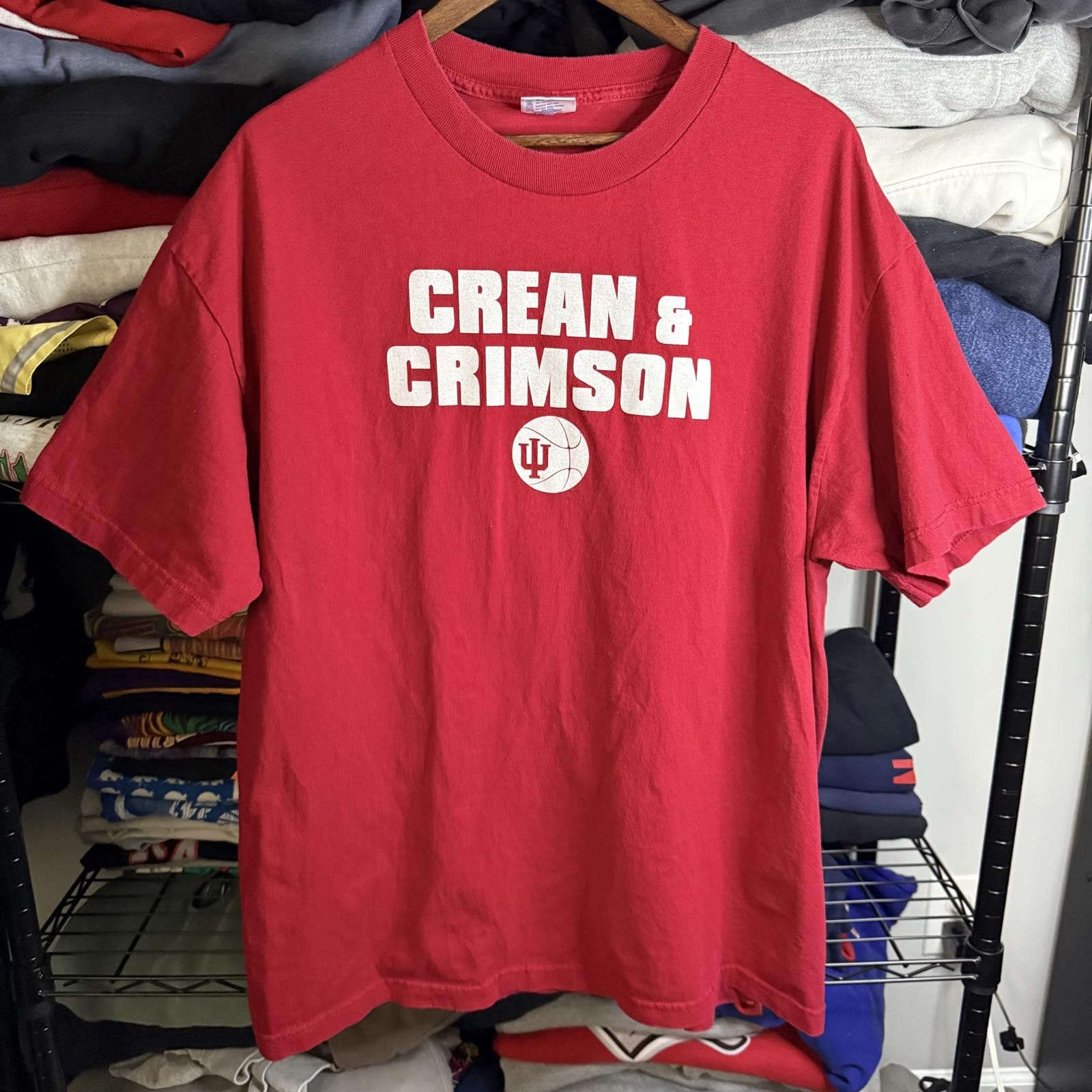 Designer Vintage 90's Crean & Crimson T-Shirt Size US XL / EU 56 / 4 - 1 Thumbnail