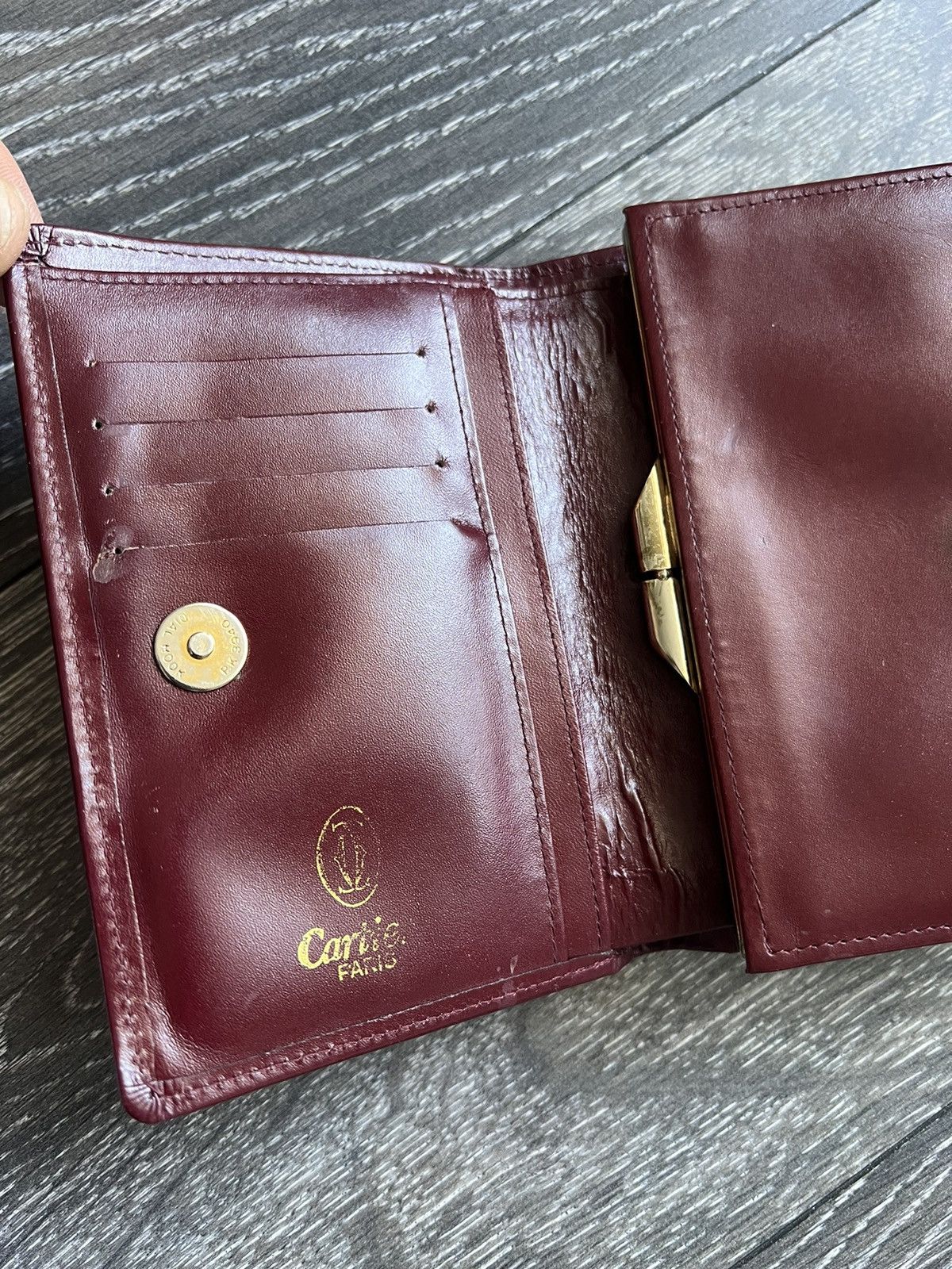 Cartier × Vintage Vintage Cartier Paris Wallets 90s American Wear Y2K Casual Size ONE SIZE - 3 Thumbnail