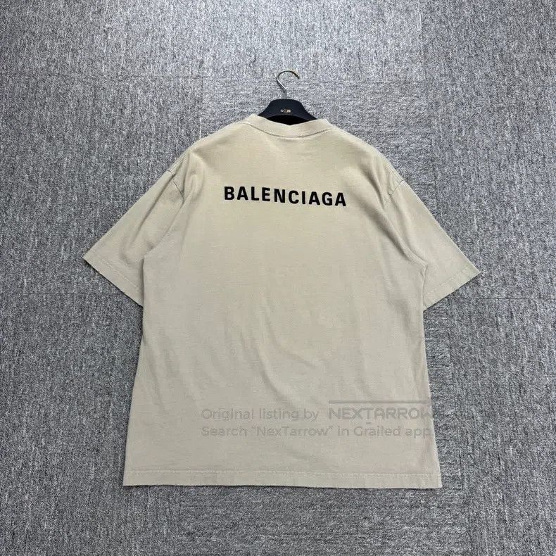 Balenciaga Balenciaga Embroidered Letter Short Sleeve Size US M / EU 48-50 / 2 - 5 Thumbnail
