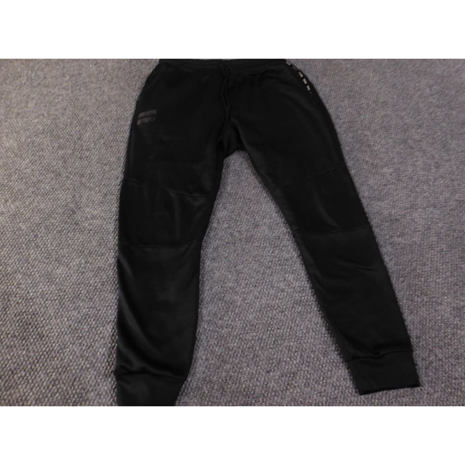 Hurley Hurley Joggers Mens Large Black Athletic Casual Pants Tapered Waist 32 Inseam 28 Pockets Cotton Polyester Cotton Blend Size US 33 - 2 Thumbnail