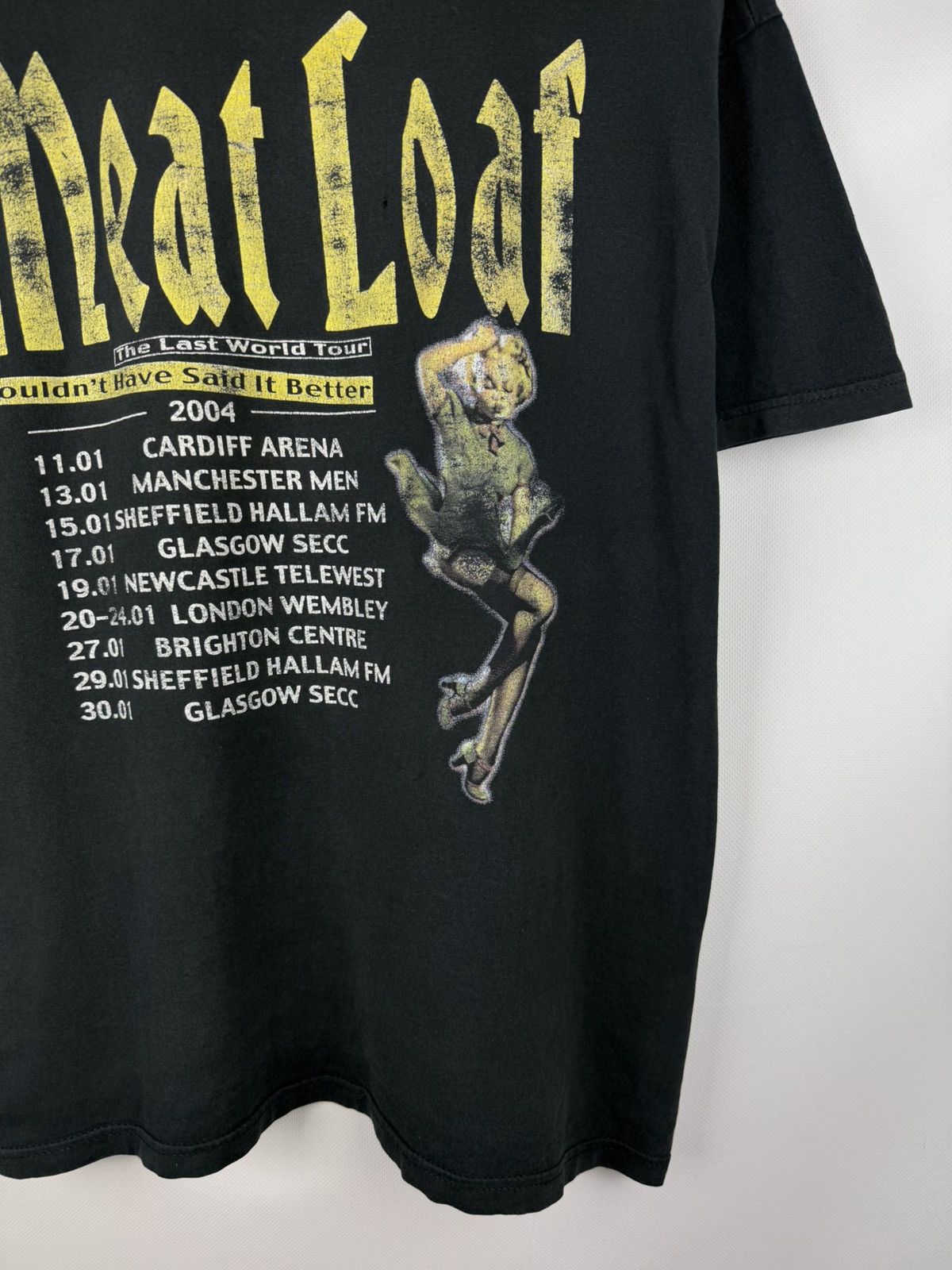 Band Tees Meat Loaf The Last World Tour VTG 2004 Band Graphic T Shirt Size US L / EU 52-54 / 3 - 17 Thumbnail