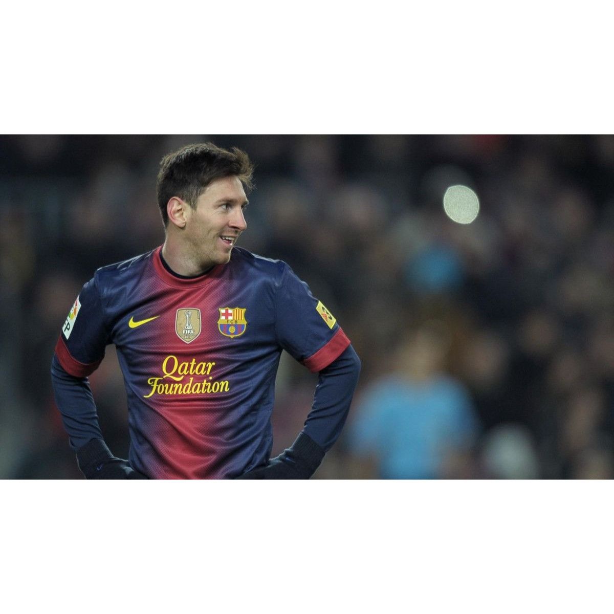 Messi Barcelona 2012 2013 Home Soccer Jersey Shirt L
