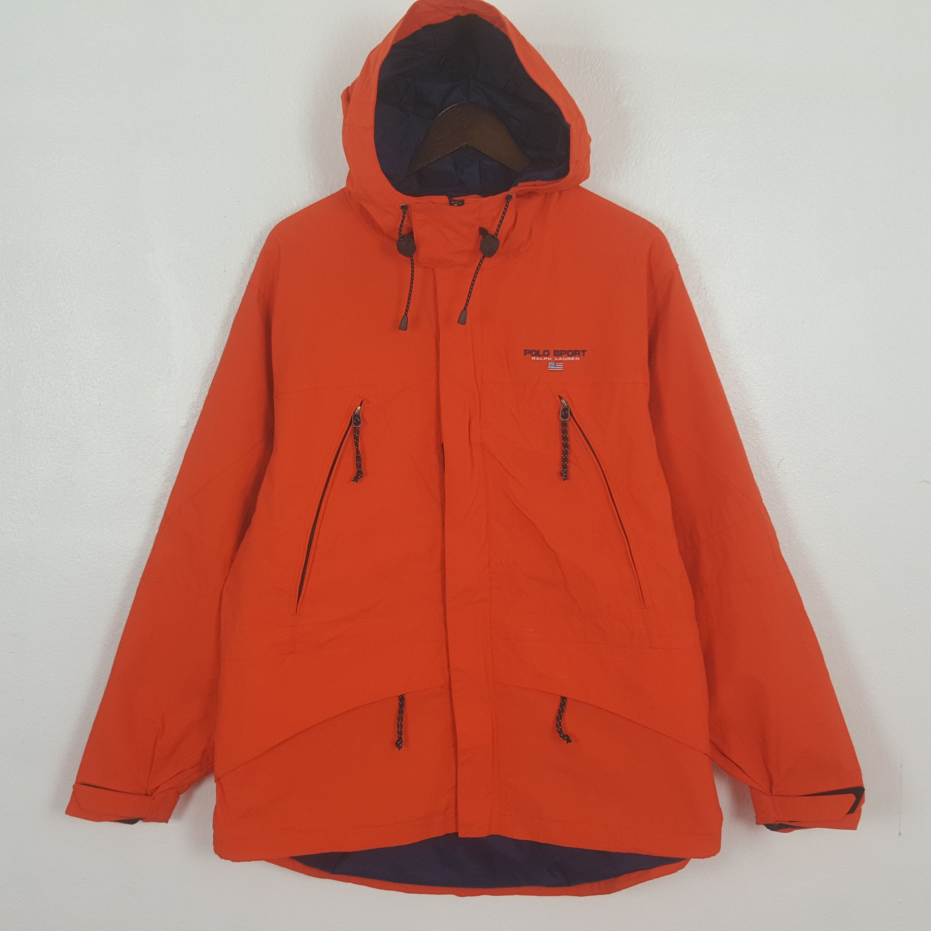Polo Ralph Lauren Vintage Polo Ralph Lauren Waterproof Jacket Hoodie Size US M / EU 48-50 / 2 - 1 Thumbnail
