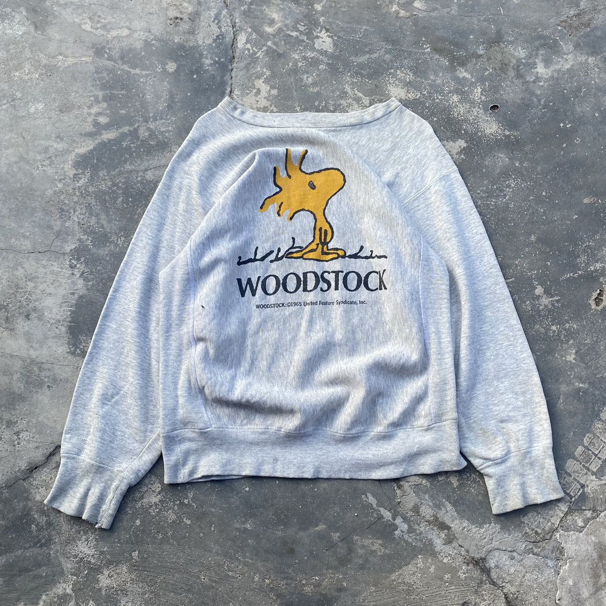 Vintage 90s Woodstock Reverse Weave sweatshirt SGW002 Size US L / EU 52-54 / 3 - 1 Thumbnail