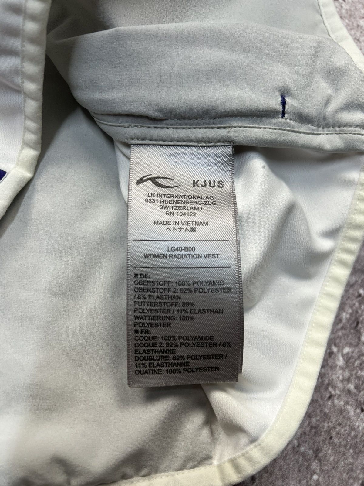 KJUS Kjus Womens Purple White Radiation Zip Gilet Vest Outdoor Size S / US 4 / IT 40 - 10 Thumbnail