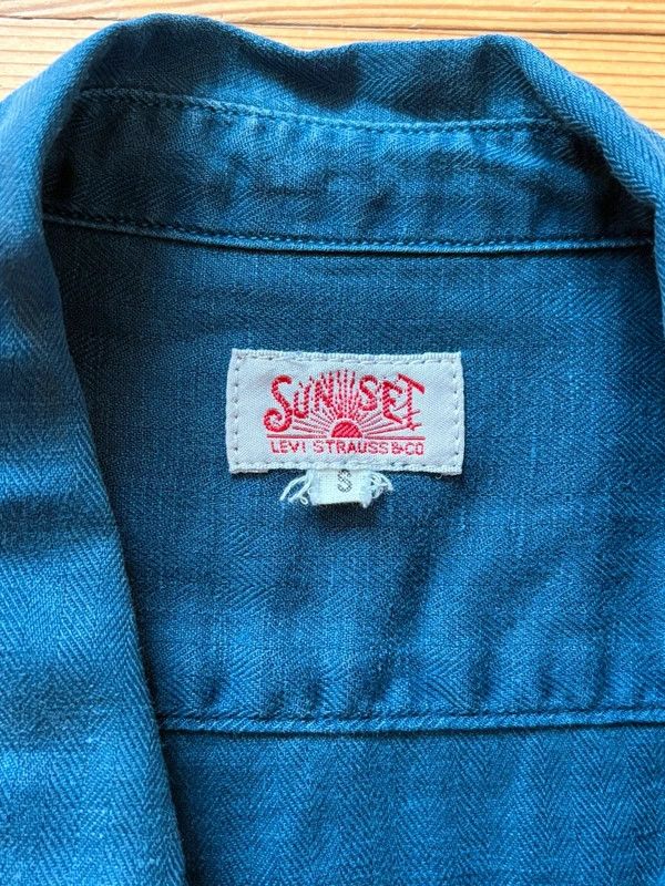 Levi's Vintage Clothing LVC 1920s Indigo dyed Sunset small shirt Size US S / EU 44-46 / 1 - 3 Thumbnail