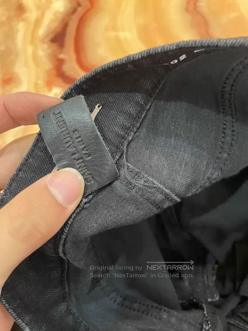 Saint Laurent Paris Saint Laurent Paris Black Denim Jeans i Size US 32 / EU 48 - 4 Thumbnail