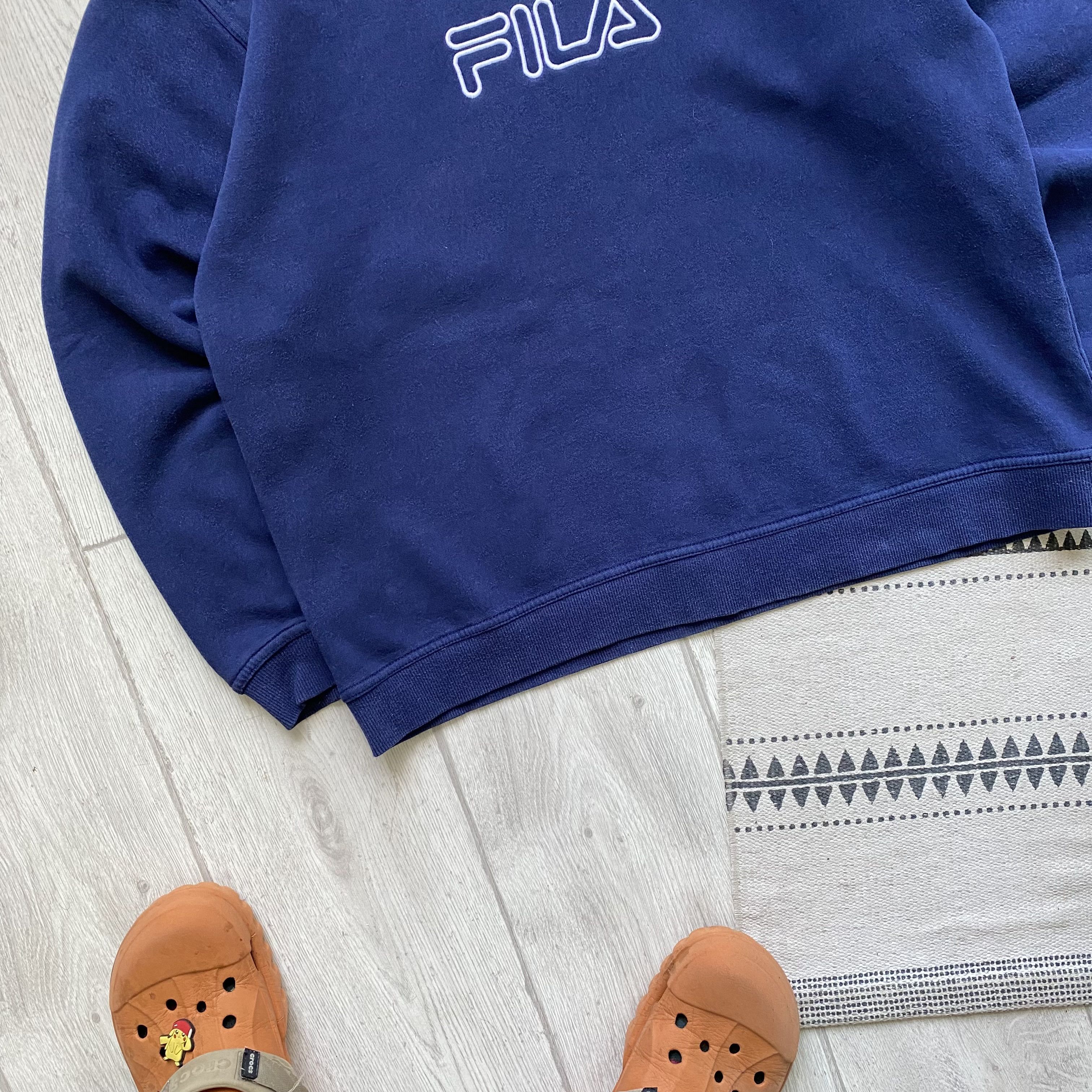 Fila Vintage Fila hoodie center logo Y2K sweatshirt Size US M / EU 48-50 / 2 - 3 Thumbnail