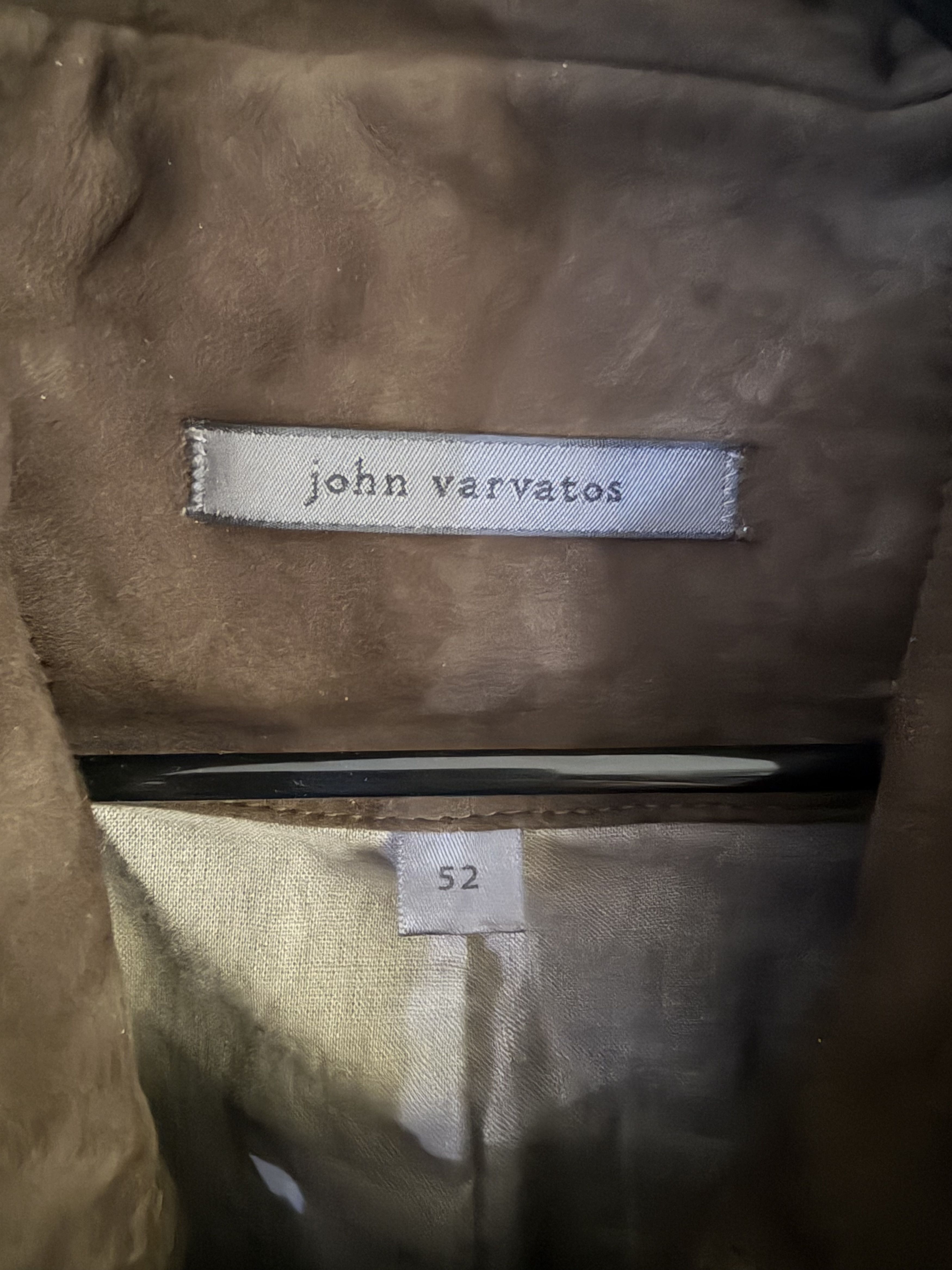 John Varvatos Premium Suede Asymmetric Moto Jacket Size US L / EU 52-54 / 3 - 6 Thumbnail