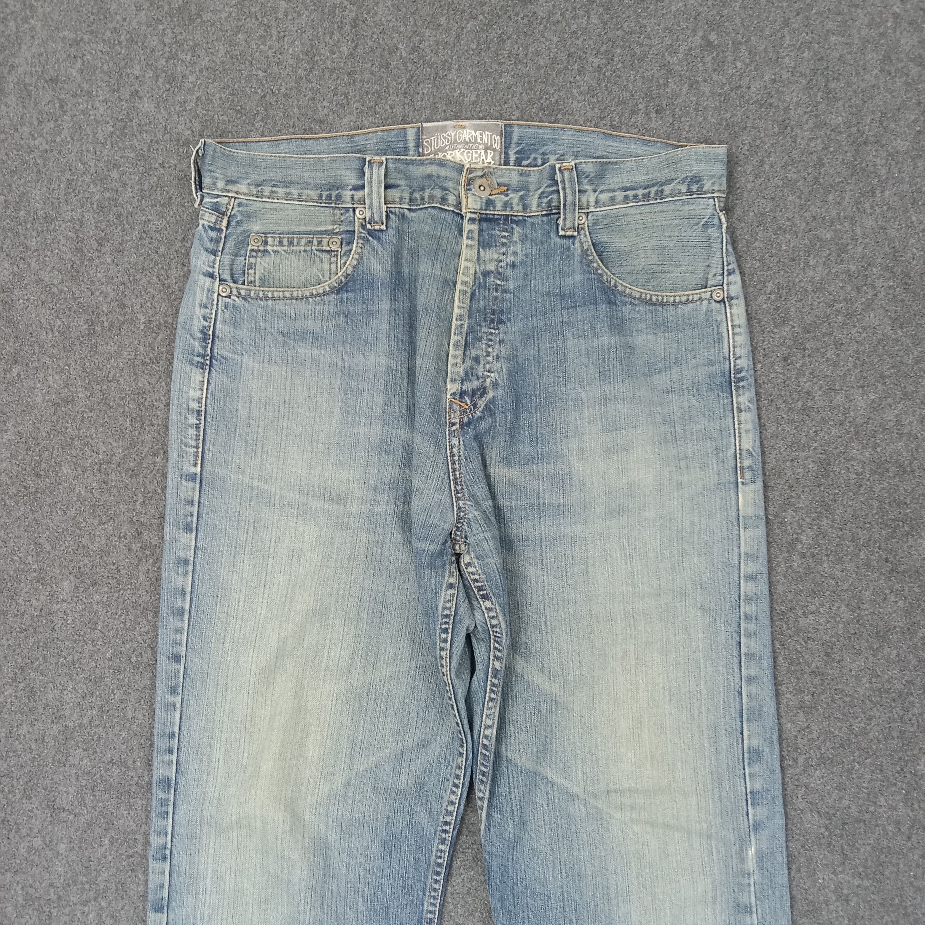 Stussy Stussy American Streetwear Style Denim Jeans C228N11 Size US 35 - 6 Thumbnail