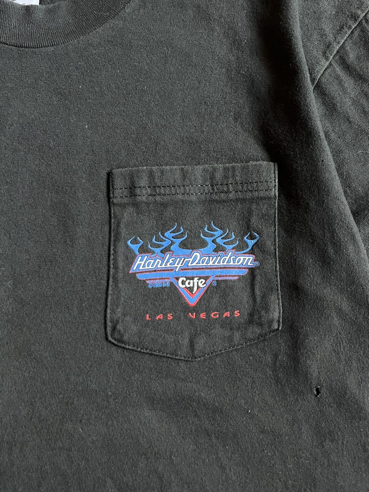 Harley Davidson × Vintage Vintage 1998 Harley Davidson Cafe Tee Size US L / EU 52-54 / 3 - 8 Thumbnail