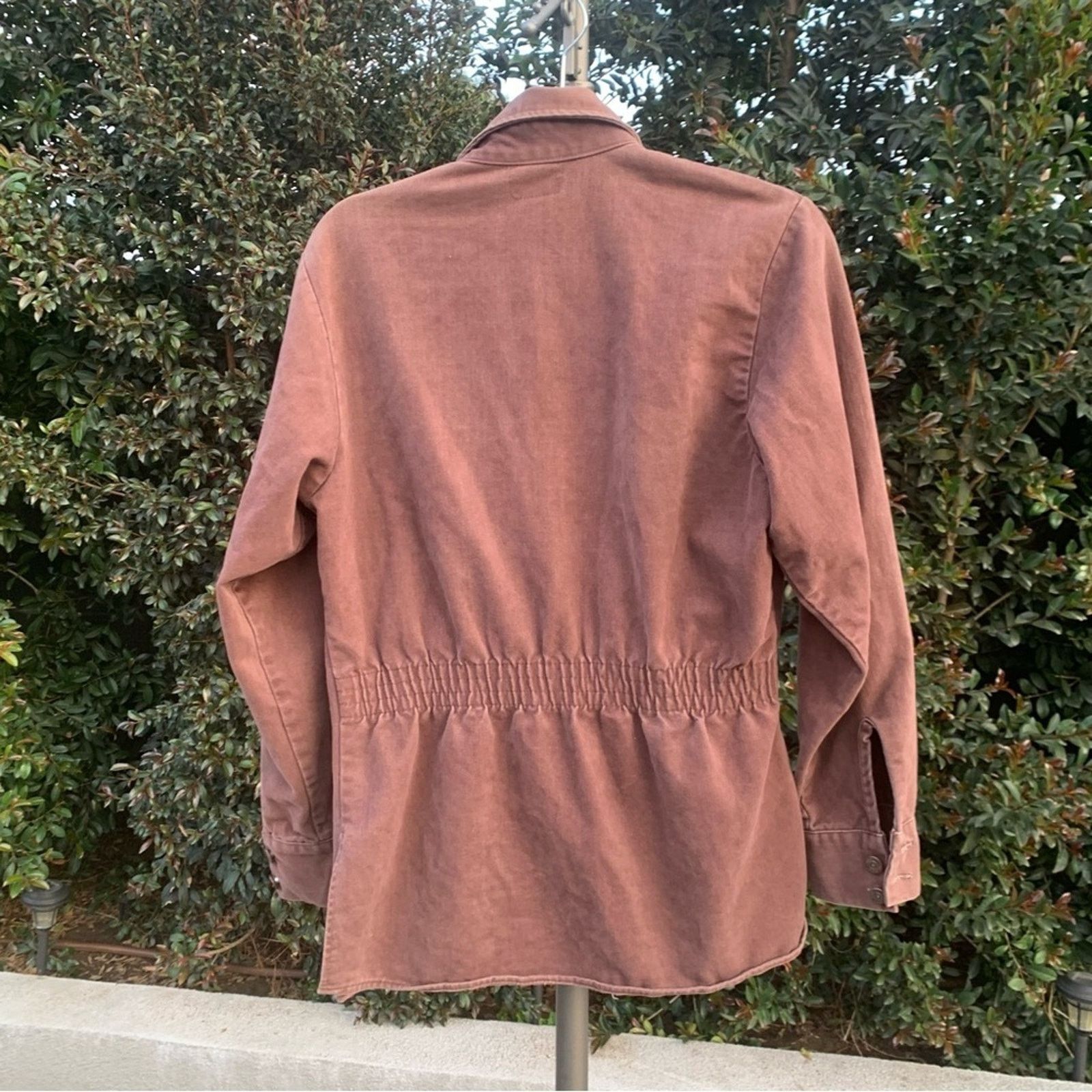 Levi's Vintage 1970s Levi's Brown Button-Down Cotton Jacket Big E Size US M / EU 48-50 / 2 - 2 Thumbnail