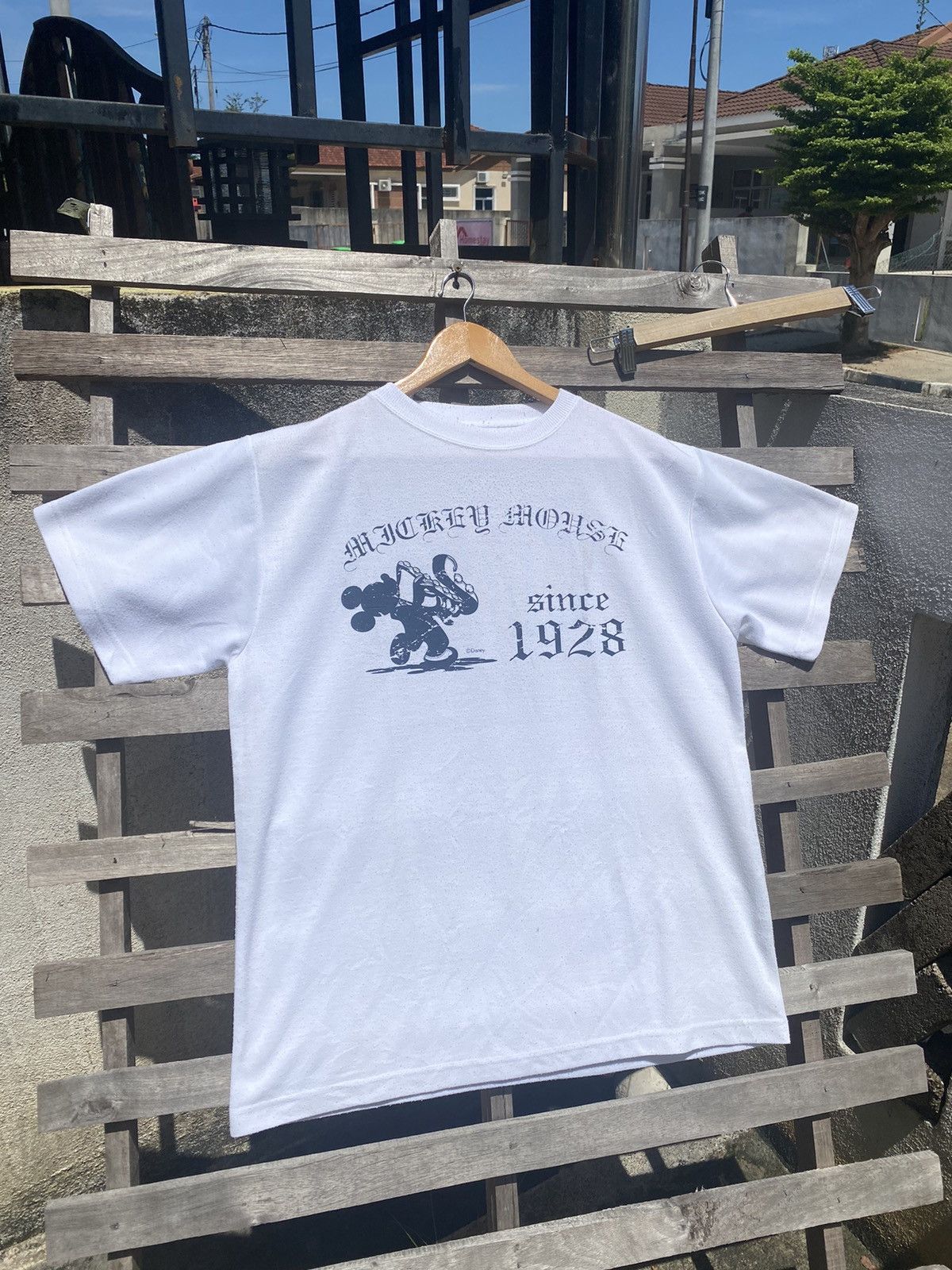 Japanese Brand × Vintage 🔥 Rare 🔥 Mickey Mouse Tshirt - look like ch wording style Size US L / EU 52-54 / 3 - 3 Thumbnail
