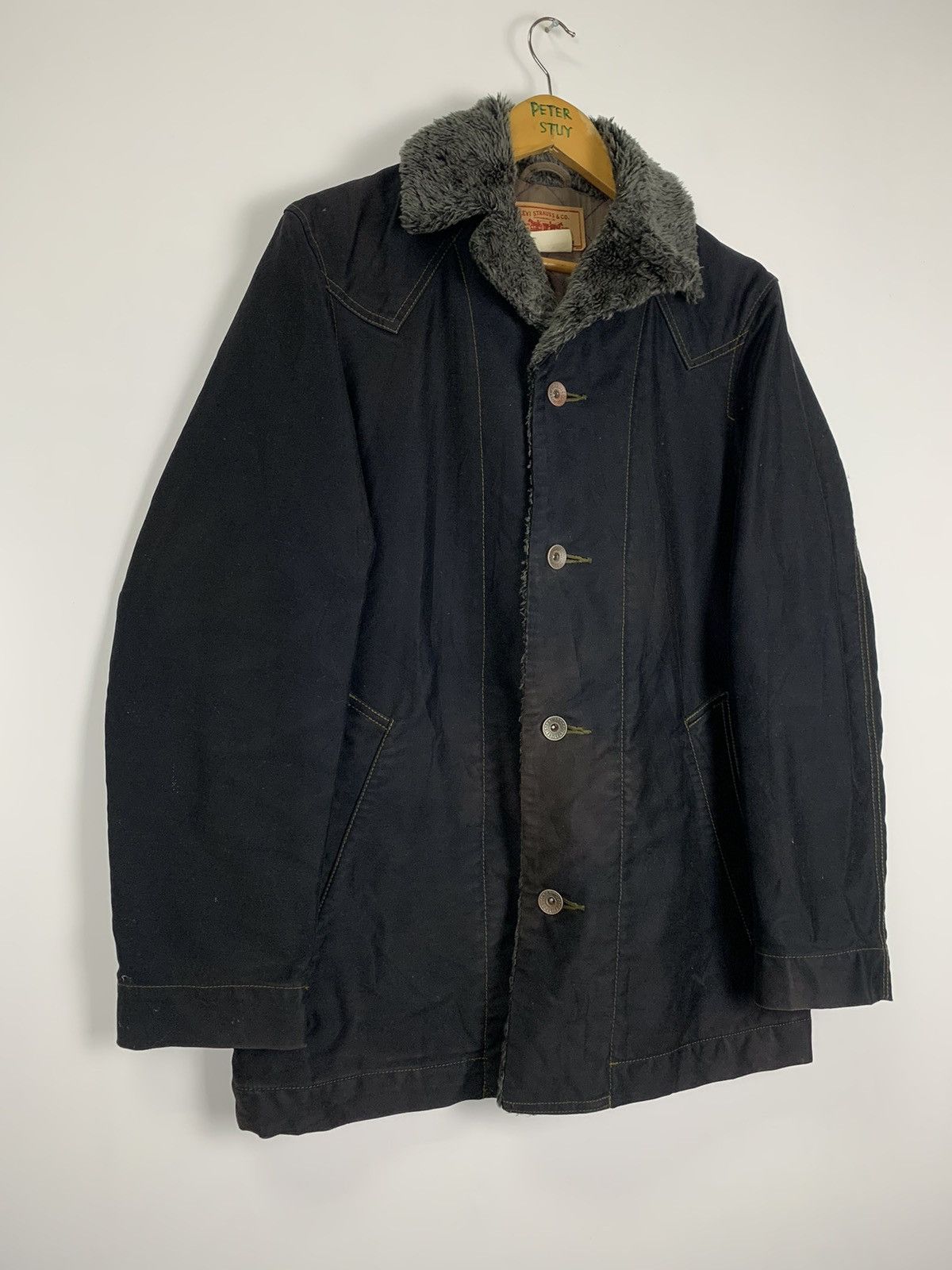 Levi's × Vintage Vintage Levis sherpa Collar Jacket Size US M / EU 48-50 / 2 - 5 Thumbnail