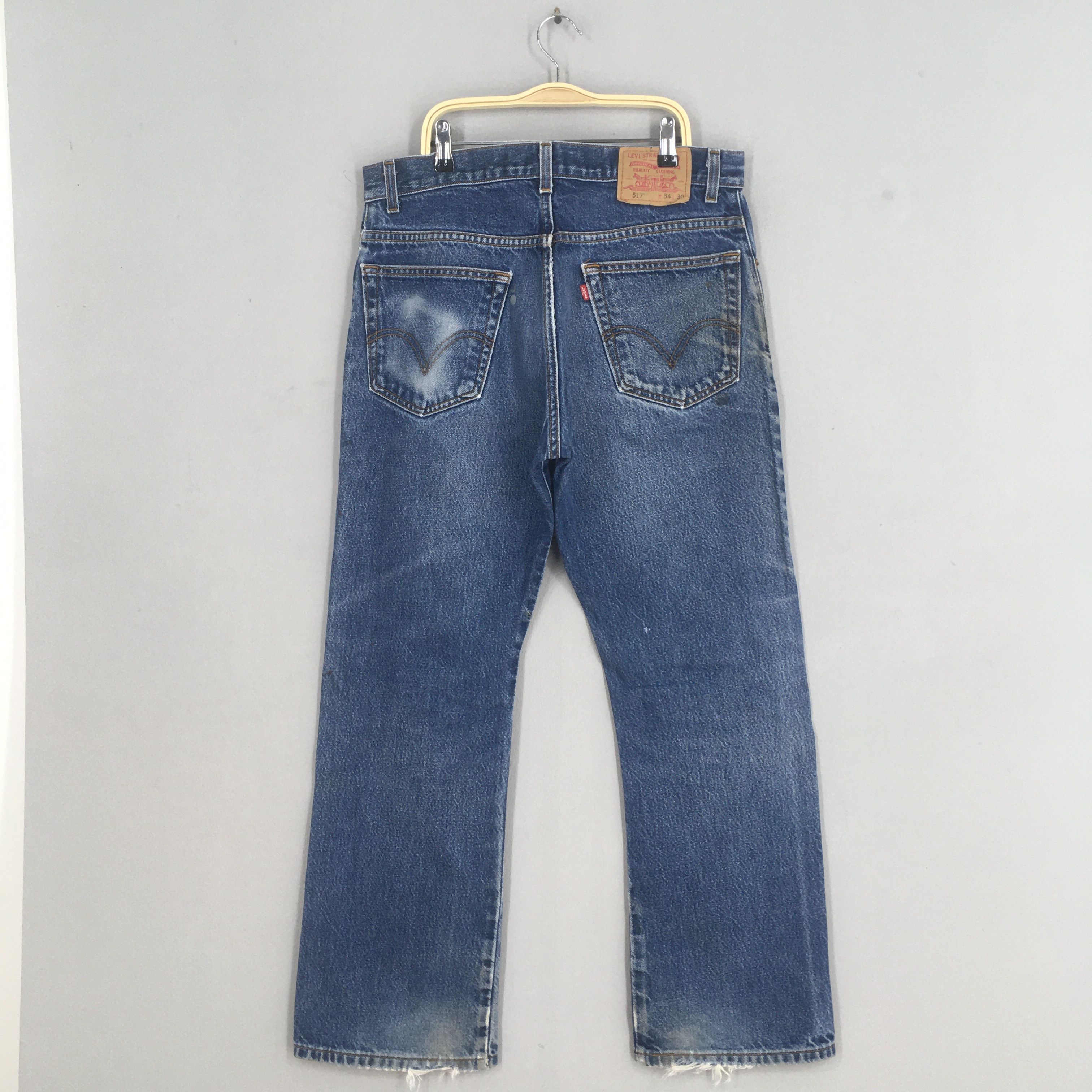 Levi's Size 33x30 Vintage Y2K Levi's 517 Bootcut Flared Jeans S1991 Size US 33 - 10 Thumbnail