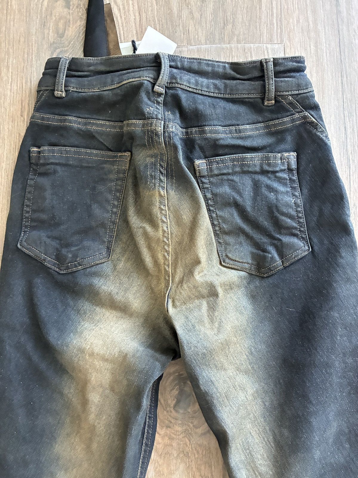 Rick Owens Drkshdw BIAS BOOTCUT DENIM Size 26" / US 2 / IT 38 - 8 Thumbnail