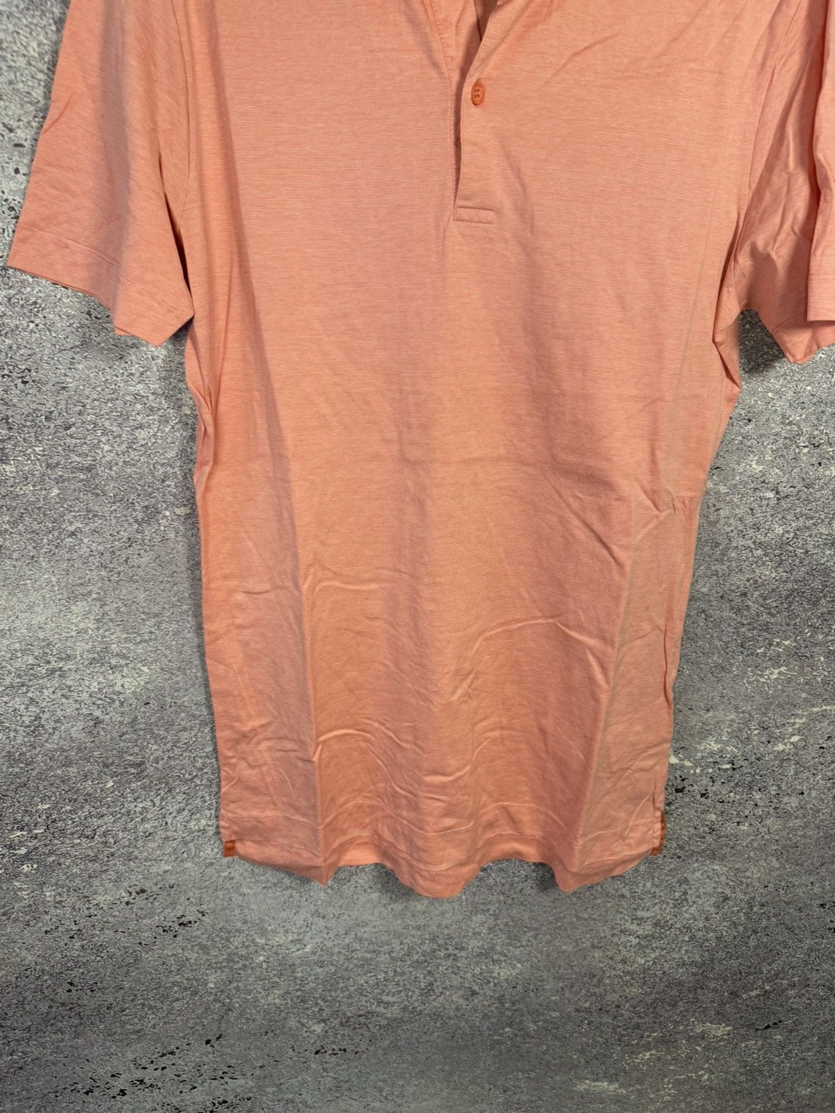 SPOKE Spoke London Polo Shirt Mens Rose Collar Stripes M size Size US M / EU 48-50 / 2 - 4 Thumbnail