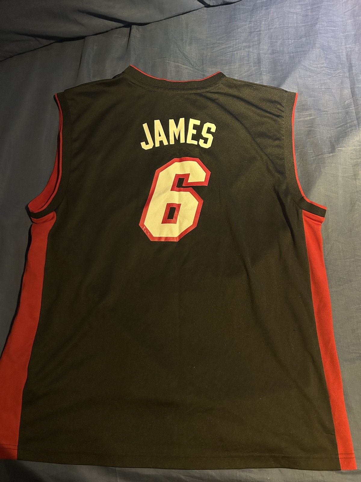 Adidas Lebron James 2012-13 Miami Heat Jersey XL Size US XL / EU 56 / 4 - 2 Thumbnail