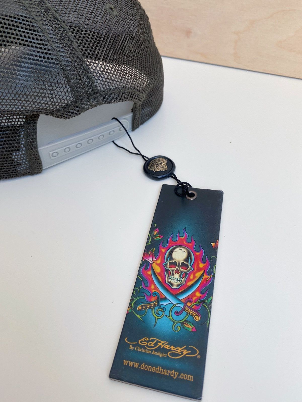 Ed Hardy Ed Hardy Cristian Audigier Cobra flower cap Size ONE SIZE - 10 Thumbnail