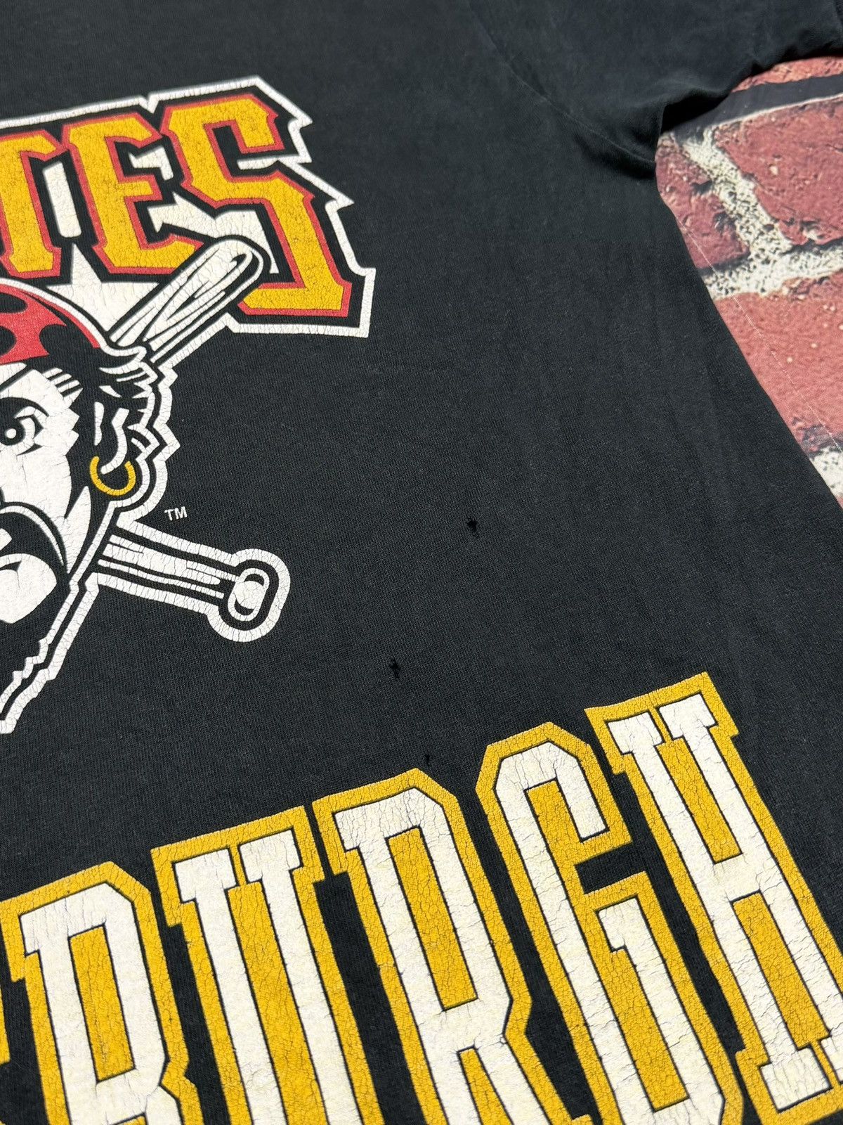 Pro Player Vintage Pittsburgh Pirates T Shirt 1997 AOP Single Stitch Size US XL / EU 56 / 4 - 11 Thumbnail