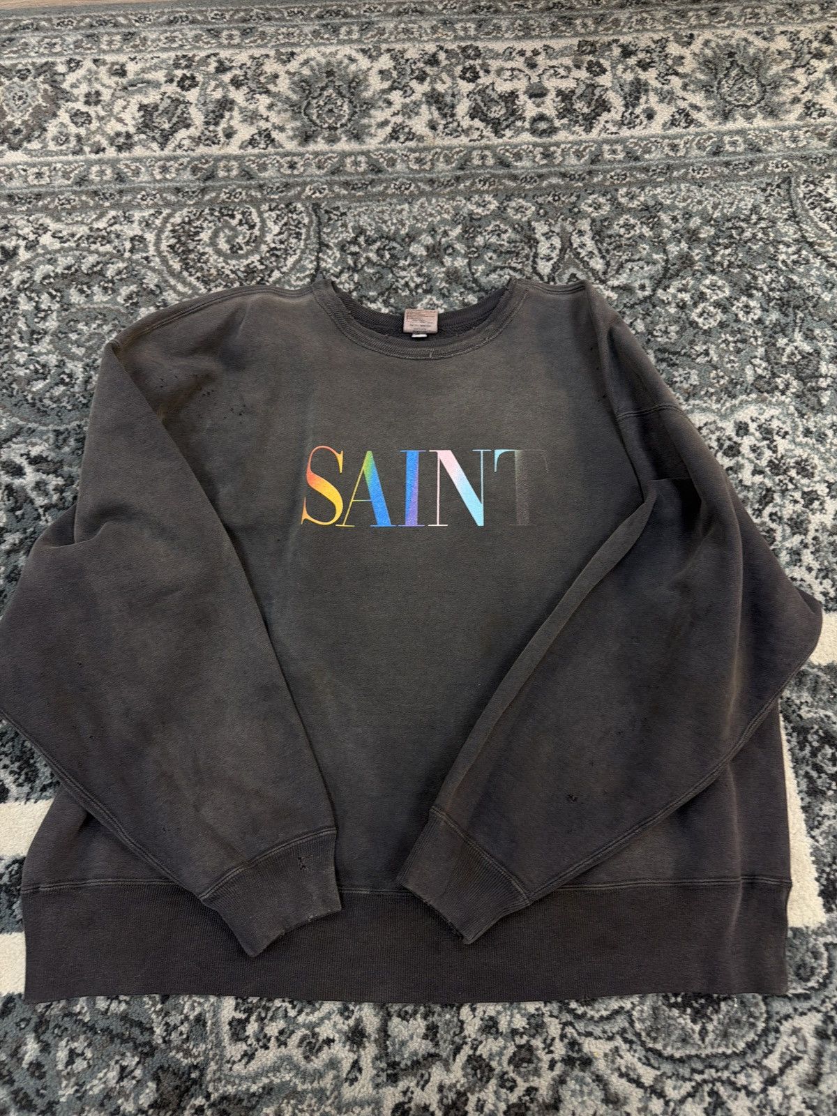 Saint Michael Saint Michael multi logo crewneck Size US XL / EU 56 / 4 - 6 Thumbnail