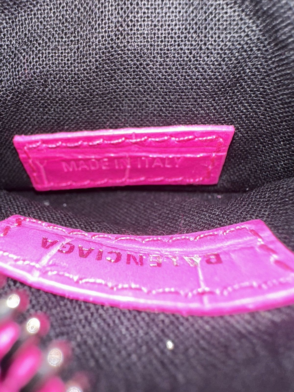 Balenciaga Balenciaga Le cagole crocodile coin purse Size ONE SIZE - 9 Thumbnail