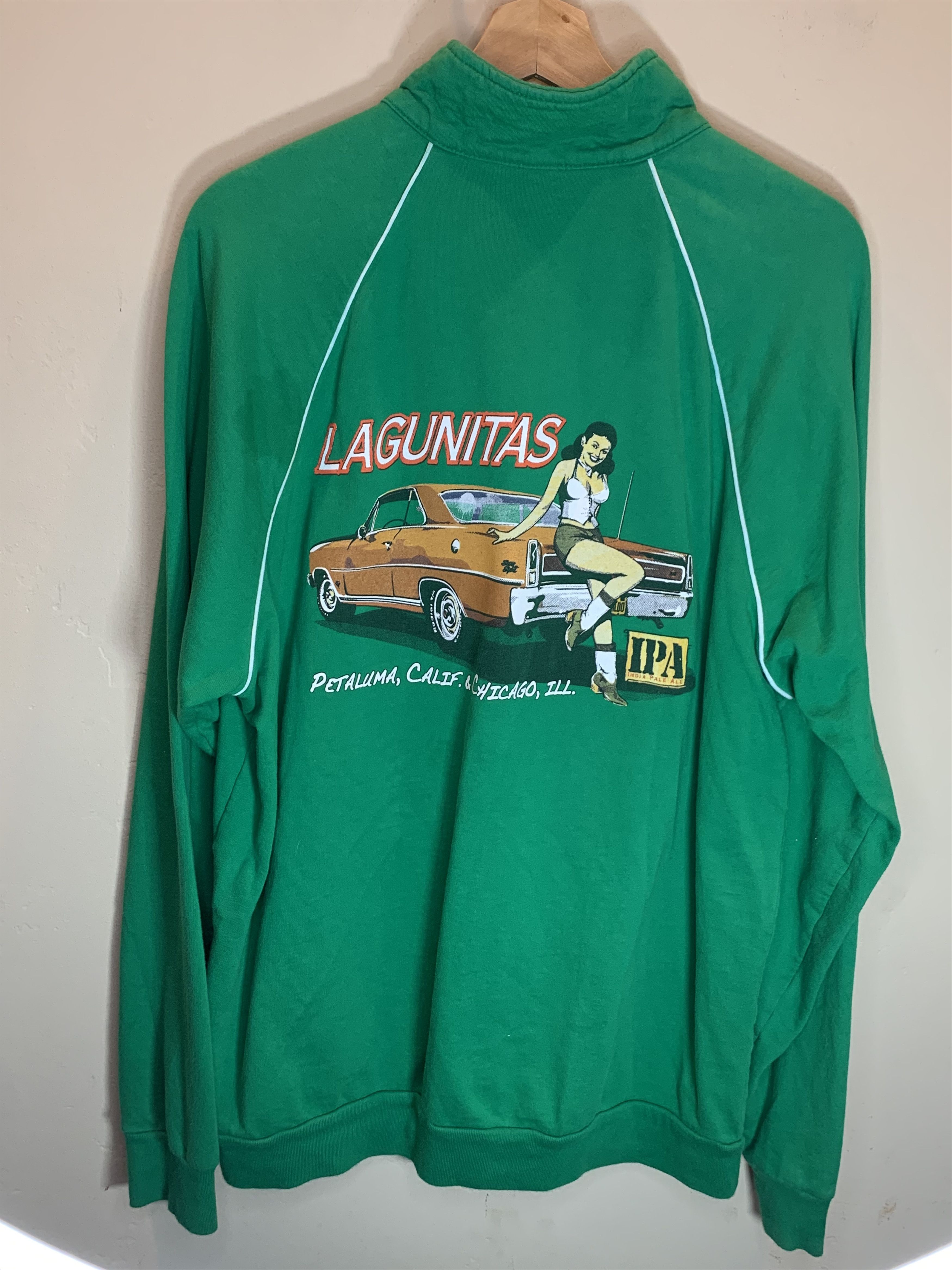 Vintage *RARE* Vintage Lagunitas Brewing IPA Car Pinup Model Jacket Size US L / EU 52-54 / 3 - 1 Thumbnail