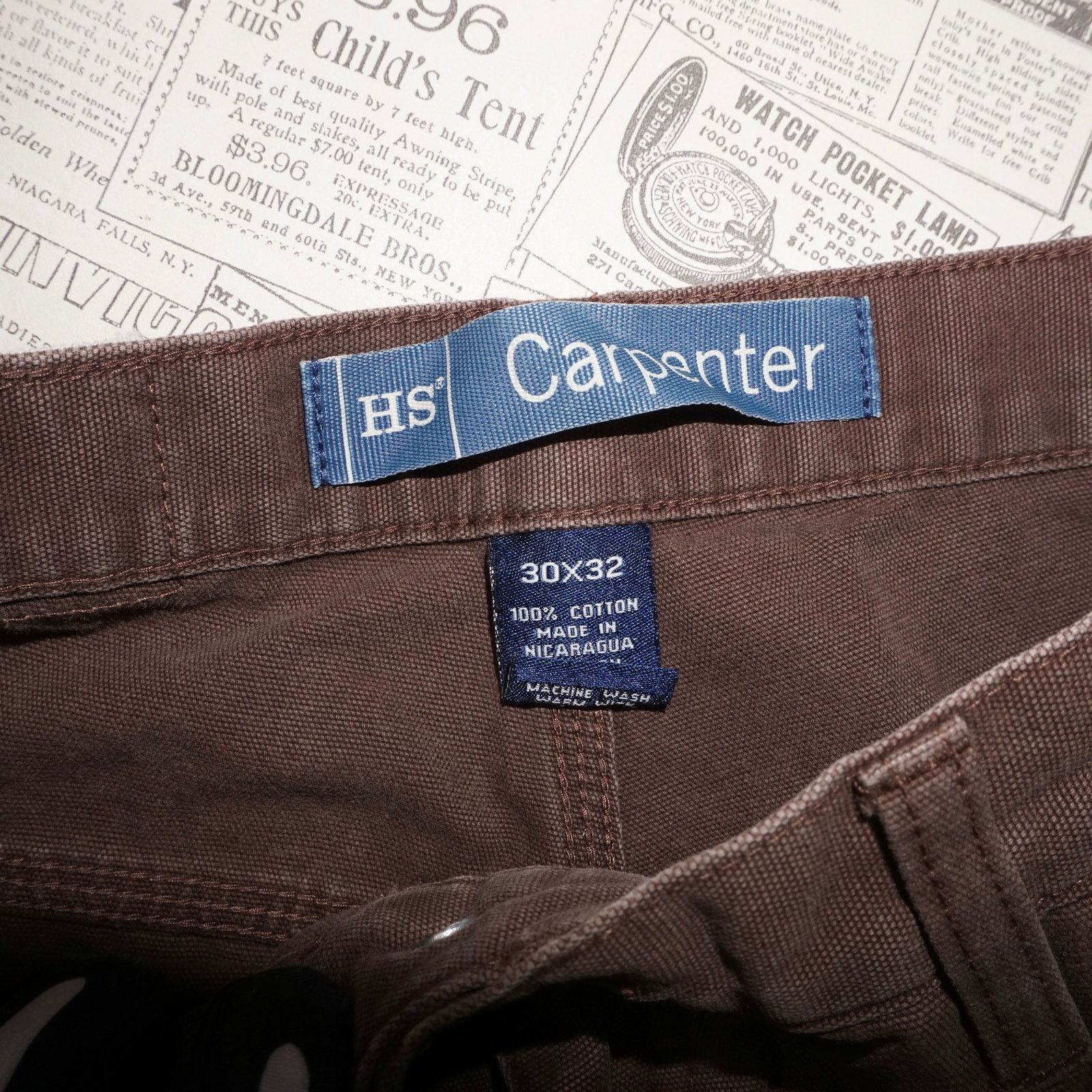 High Sierra 30x32-Vintage Y2K high Sierra workwear carpenter brown pants Size US 30 / EU 46 - 3 Thumbnail