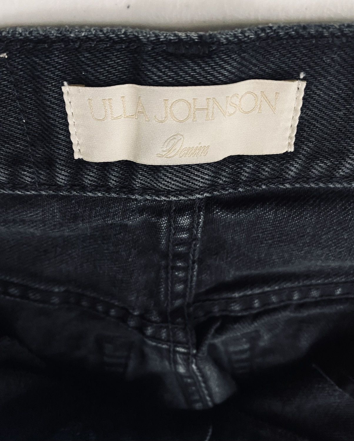 Ulla Johnson Ulla Johnson Black Smoke Wash Agnes Jeans Made in USA 25 VGC Size 25" / US 0 / IT 36 - 22 Thumbnail