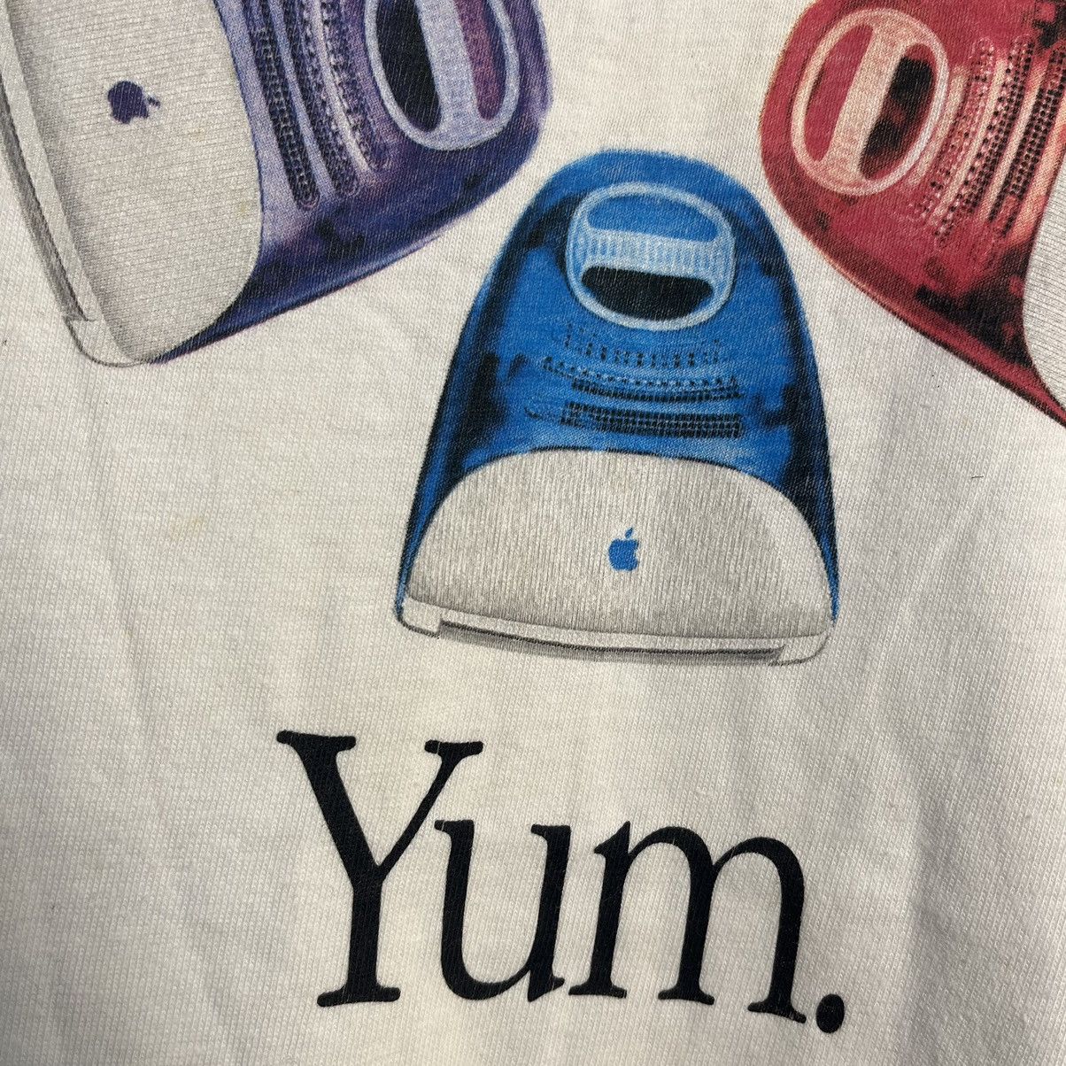 Apple Vintage 90's Apple iMac Yum Think Different Novelty Tech Tee Size US L / EU 52-54 / 3 - 5 Thumbnail