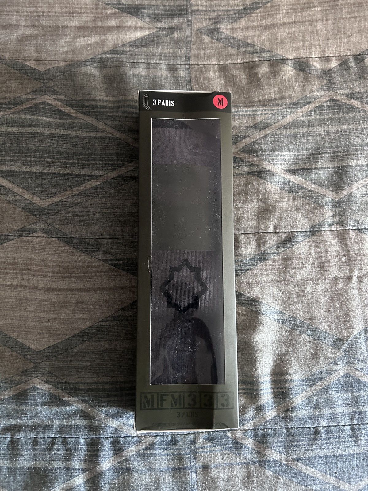 murd333r.fm Murd333rFM Socks 3 Pack *DEADSTOCK* Size ONE SIZE - 1 Thumbnail