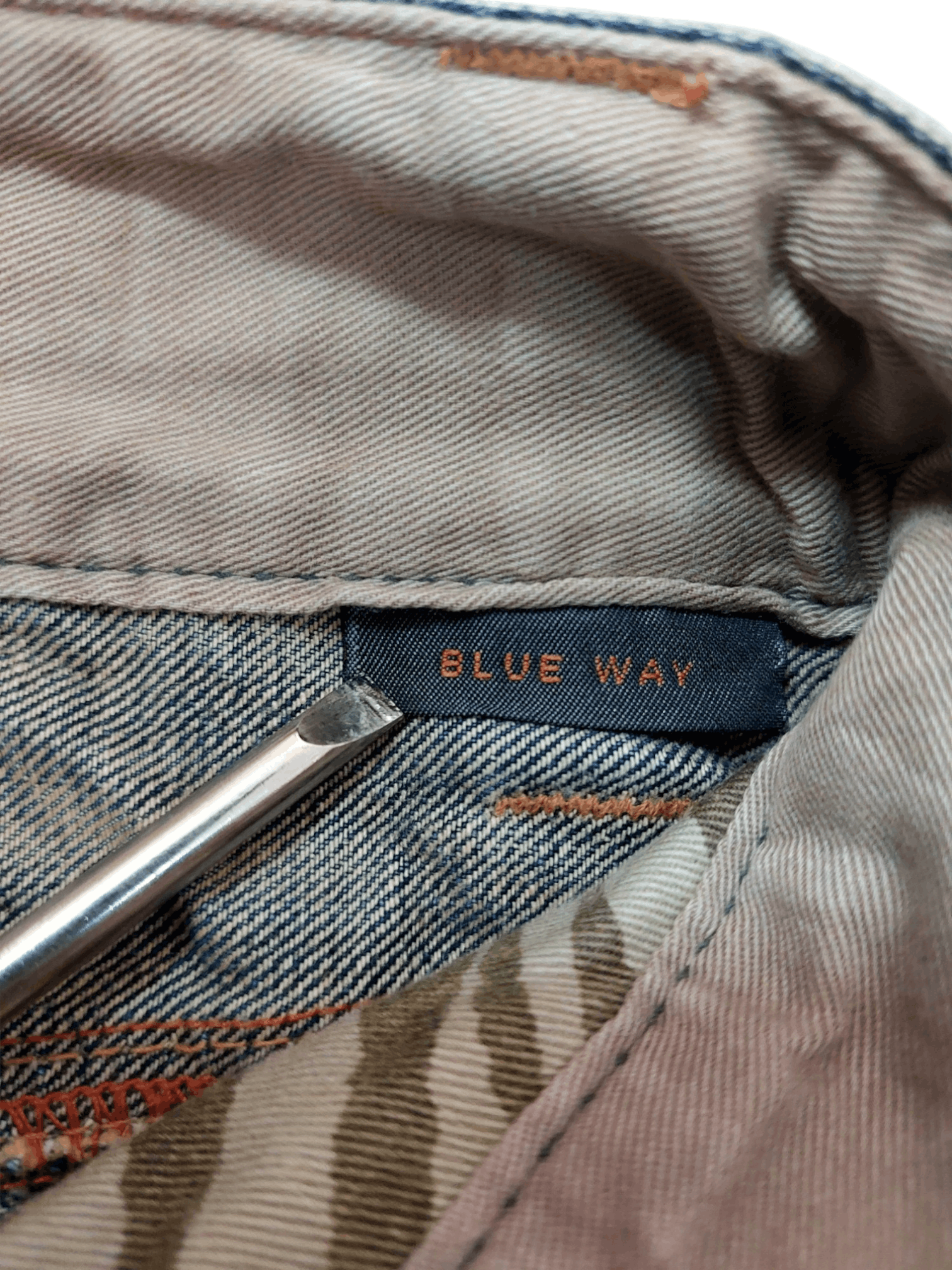 Blueway Japan Made Baggy Distressed Denim