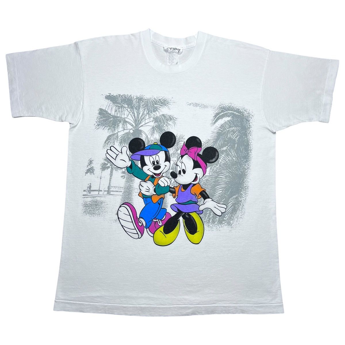 Disney Vtg 1990s Mickey By Jerry Leign Walt Disney Company T-Shirt Size US XL / EU 56 / 4 - 1 Thumbnail