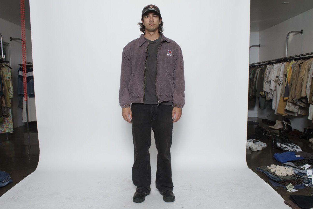 Vintage PURPLE COTTON CANVAS WORKWEAR JACKET BY MATCO TOOLS Size US L / EU 52-54 / 3 - 3 Thumbnail