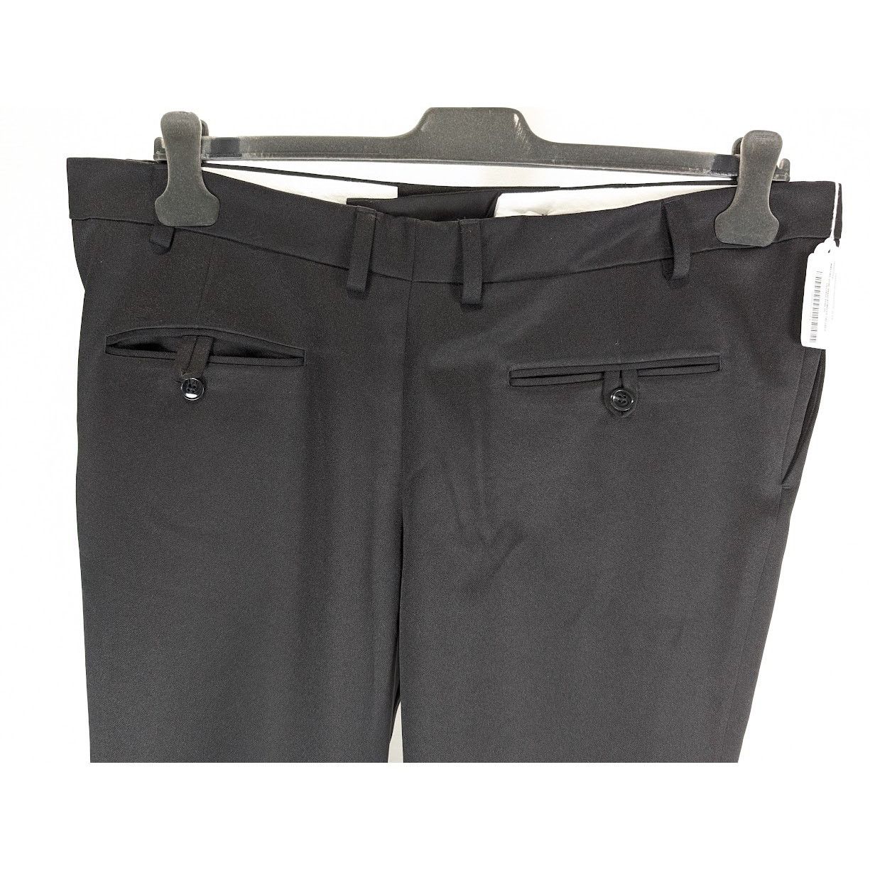o1rshd1 Woven Bumster Tailored Trousers in Black