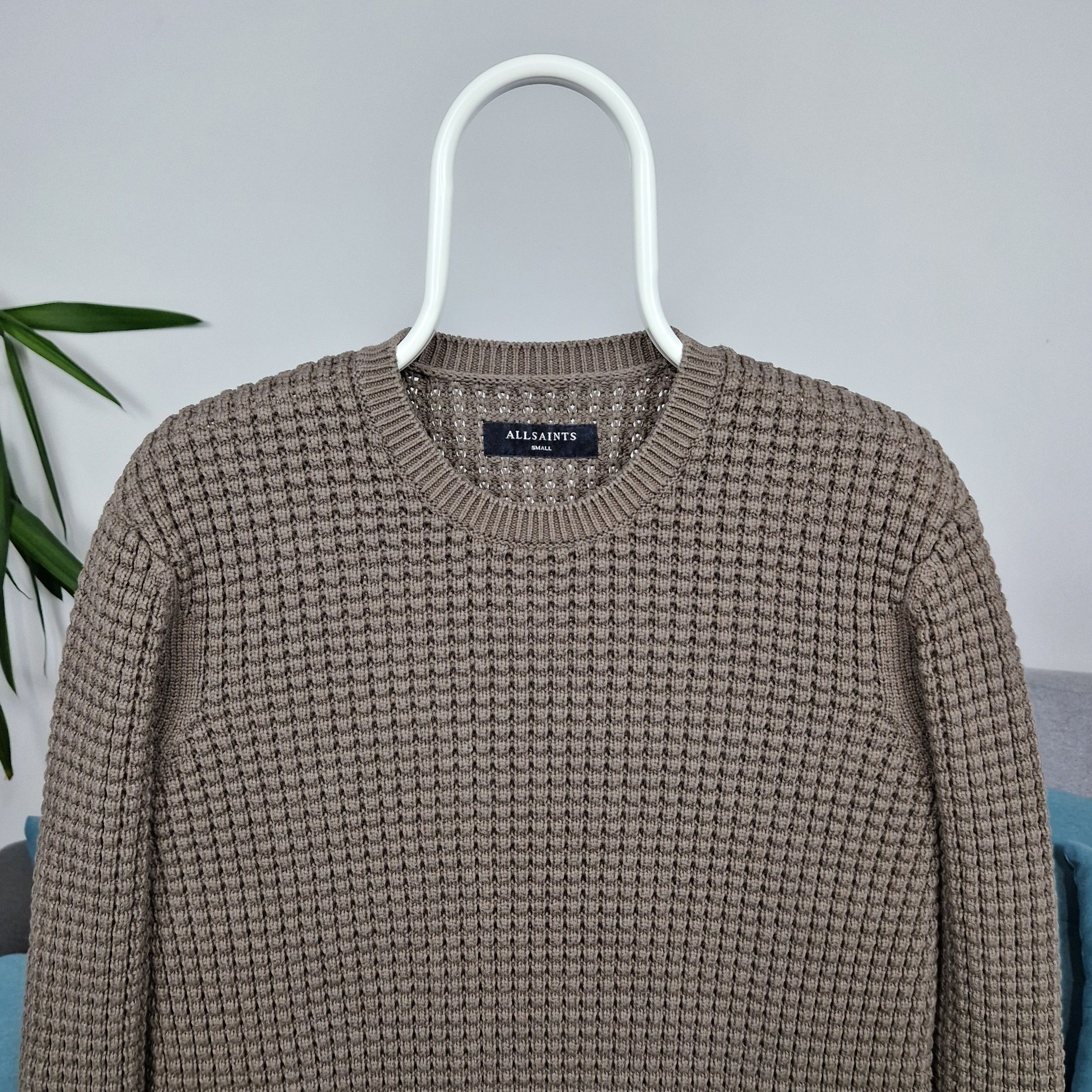 Allsaints Men's AllSaints Kargg Crew knitwear sweater swetashirt khaki Size US S / EU 44-46 / 1 - 4 Thumbnail