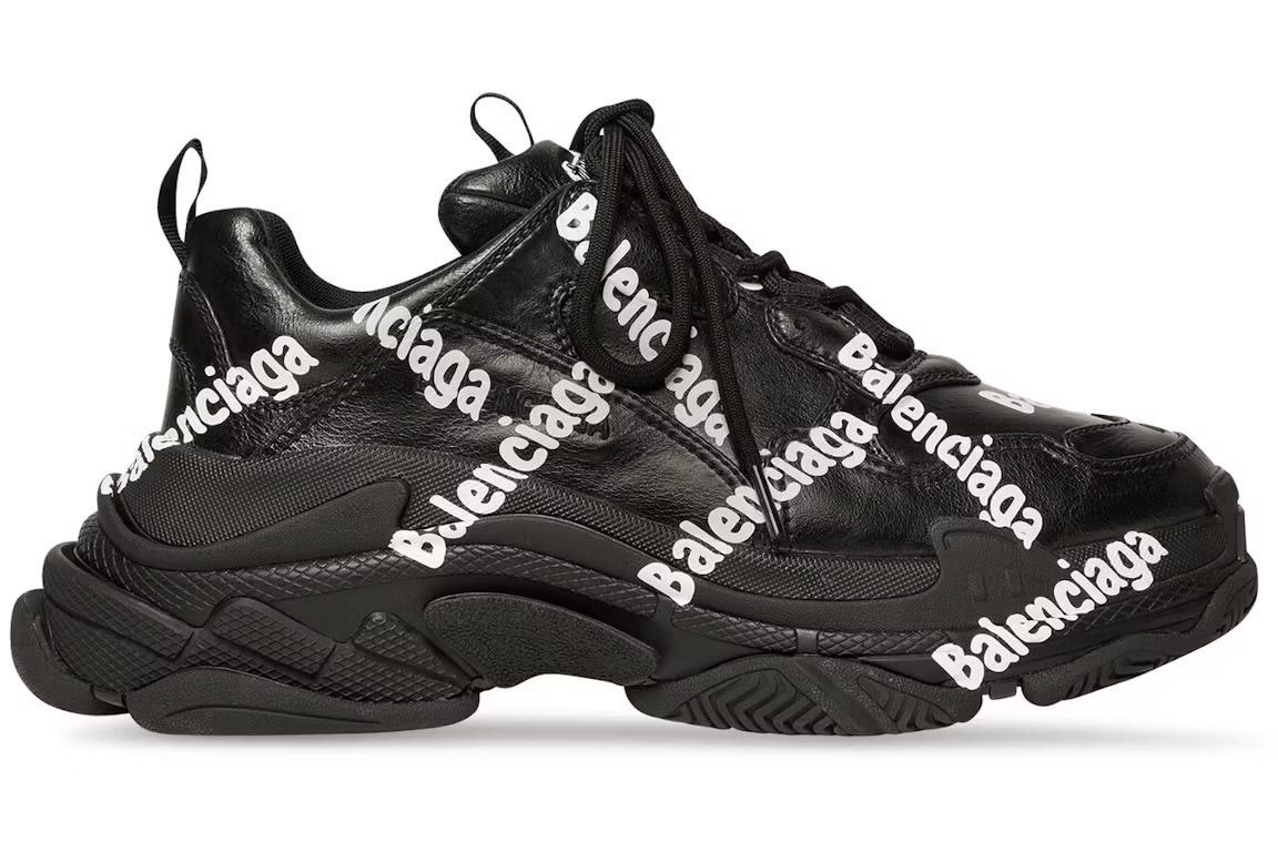 Balenciaga Balenciaga Triple S Logotype Sneakers SIZE 36 Size ONE SIZE - 1 Thumbnail