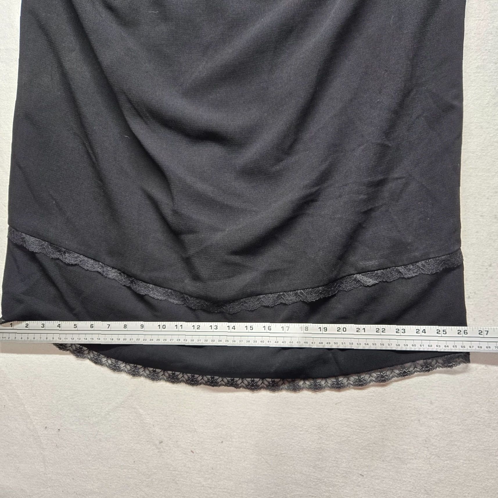 Vintage JH Collectibles Woman Skirt Adult 24W Black A-Line Knee Length Cotton Polyester Embroidered Lightweight Lined Plus Size NEW Womens Size 42" / US 20 - 7 Thumbnail