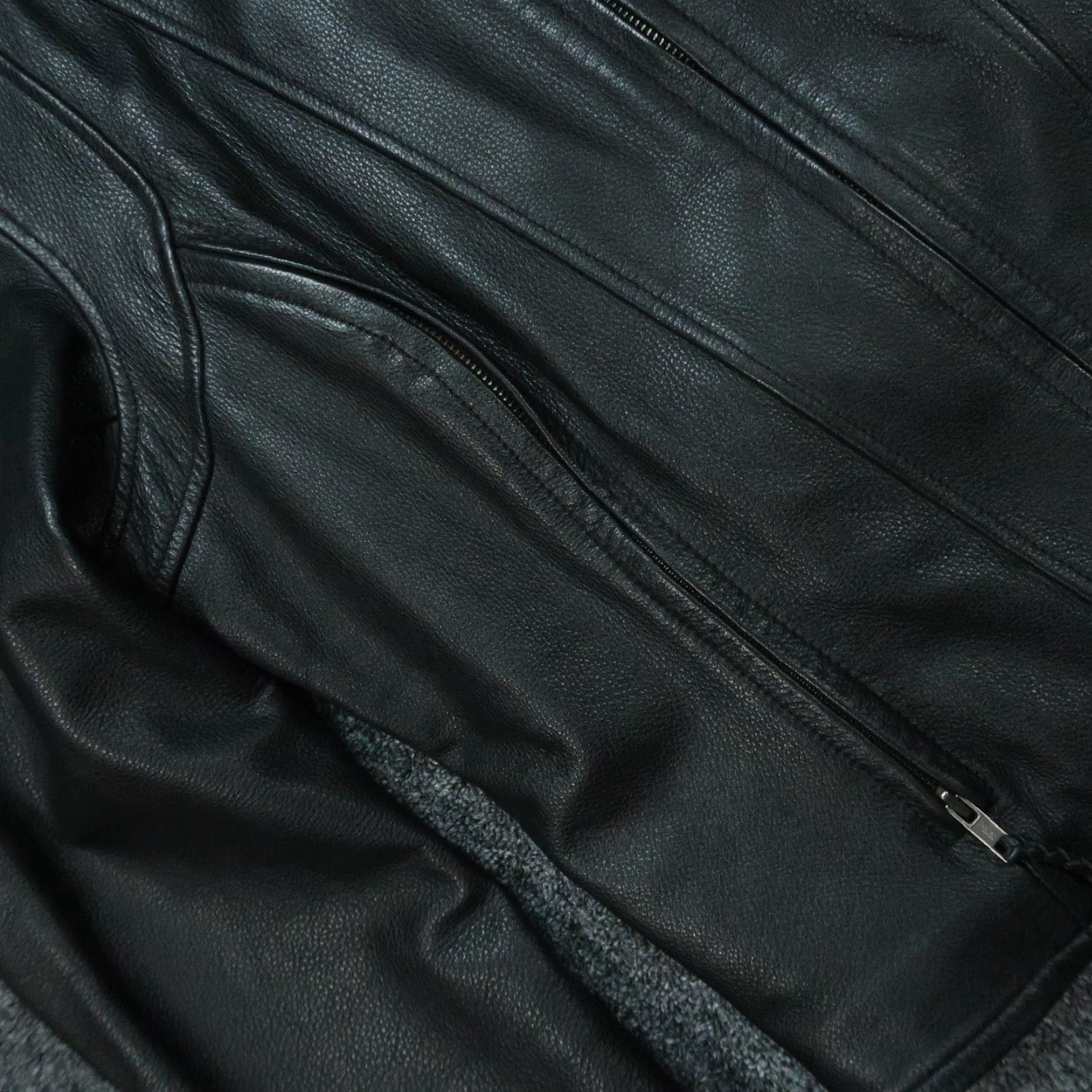 Harley Davidson Harley-Davidson Jacket Womens XL Black Leather Willie G Wheel Lined Full Zip Jacket Size XL / US 12-14 / IT 48-50 - 6 Thumbnail