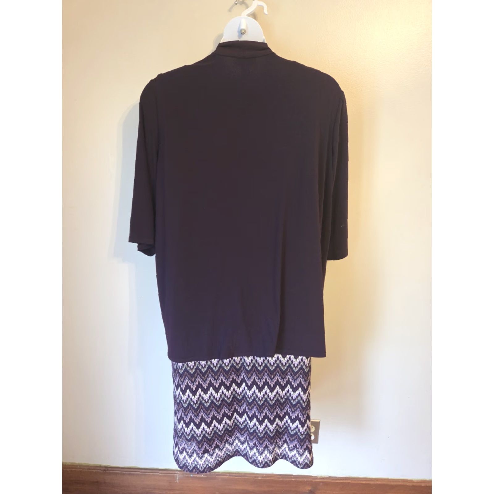 Vintage VINTAGE Catherines Purple 2 Pc Jacket Dress Flame Stitch Plus 2X (No, Vintage should not be; it's Not Vintage) Size XXL / US 16-18 / IT 52-54 - 6 Thumbnail
