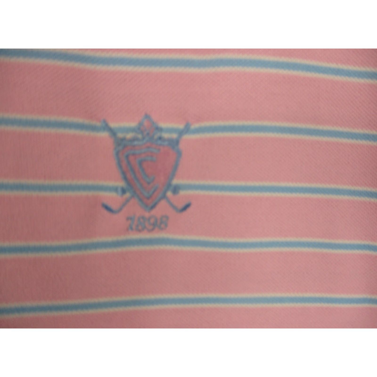 Peter Millar Peter Millar Summer Comfort Polo Shirt XL Pink Stripe Golf Short Sleeve Shirt Mens Size US XL / EU 56 / 4 - 3 Thumbnail