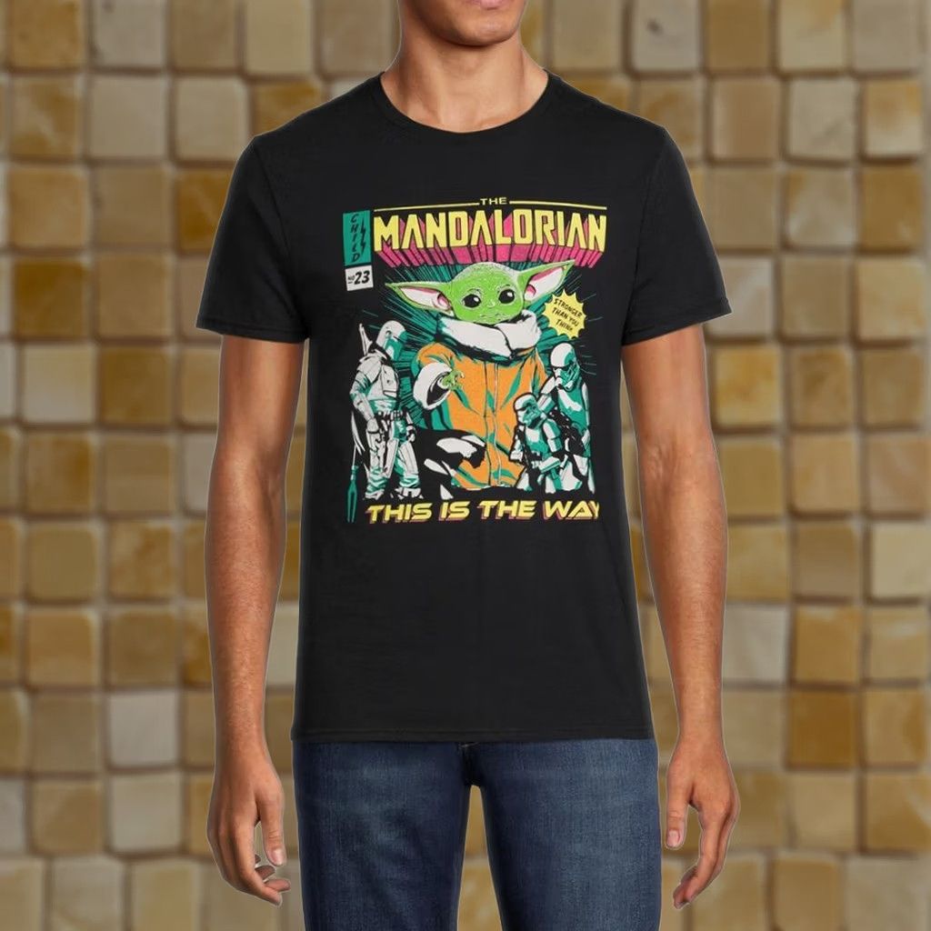 Star Wars NEW MENS THE MANDALORION STAR WARS POSTER SHORT SLEEVE T-SHIRT SIZE S Size US S / EU 44-46 / 1 - 1 Preview