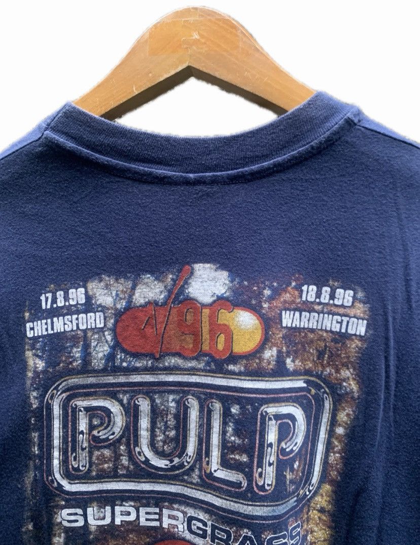 Band Tees Vintage 90s Pulp Shirt Britpop Oasis,Blur, Supergrass Size US XL / EU 56 / 4 - 5 Thumbnail