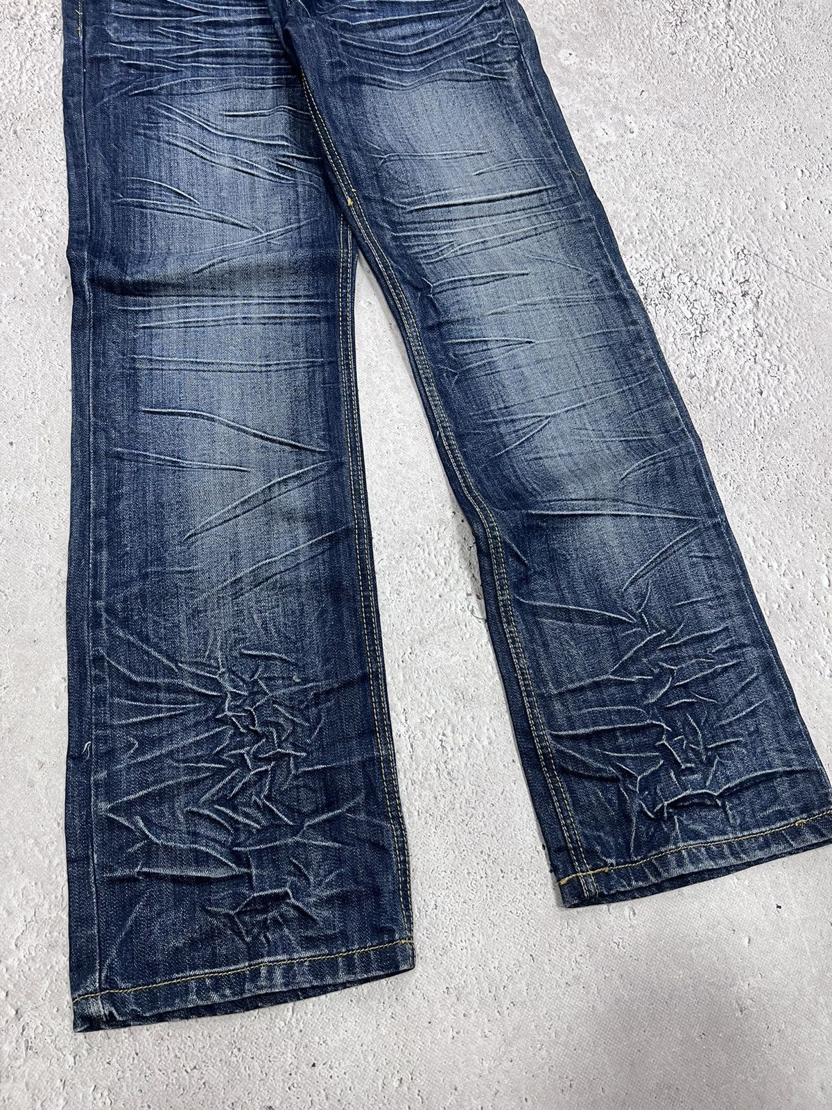 If Six Was Nine × Japanese Brand Vintage Rick Owens Junya Watanabe Style Washed Jeans Size US 31 - 2 Thumbnail