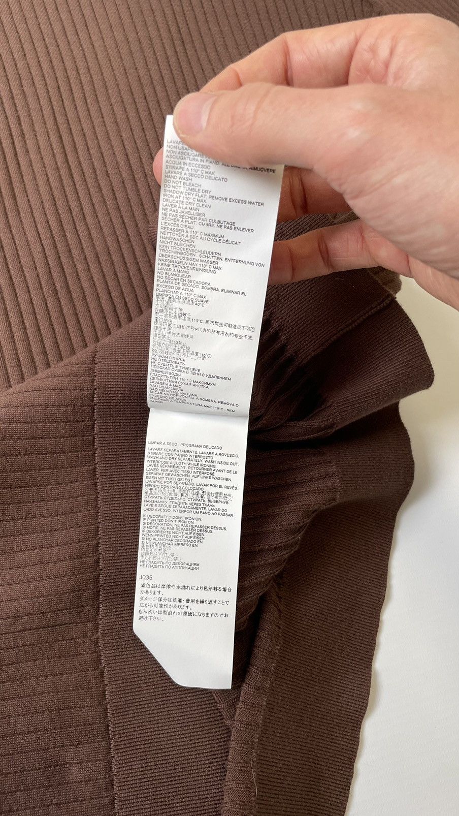 Maison Margiela S/S 20 ‘Destroyed’ Ribbed Military Sweater Size US M / EU 48-50 / 2 - 11 Thumbnail