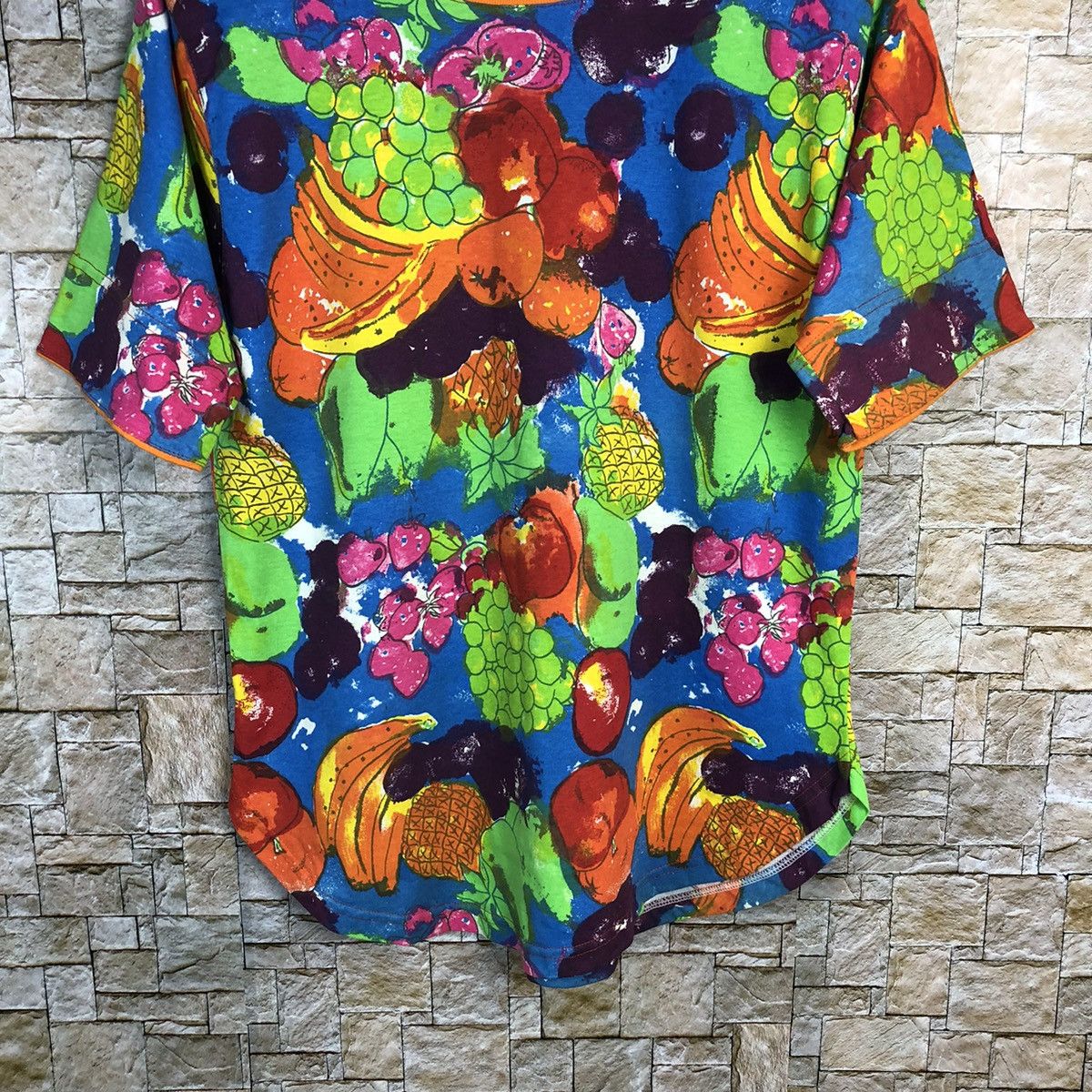 Japanese Brand Synopsis mix fruits T-Shirt #A281 Size US M / EU 48-50 / 2 - 3 Thumbnail