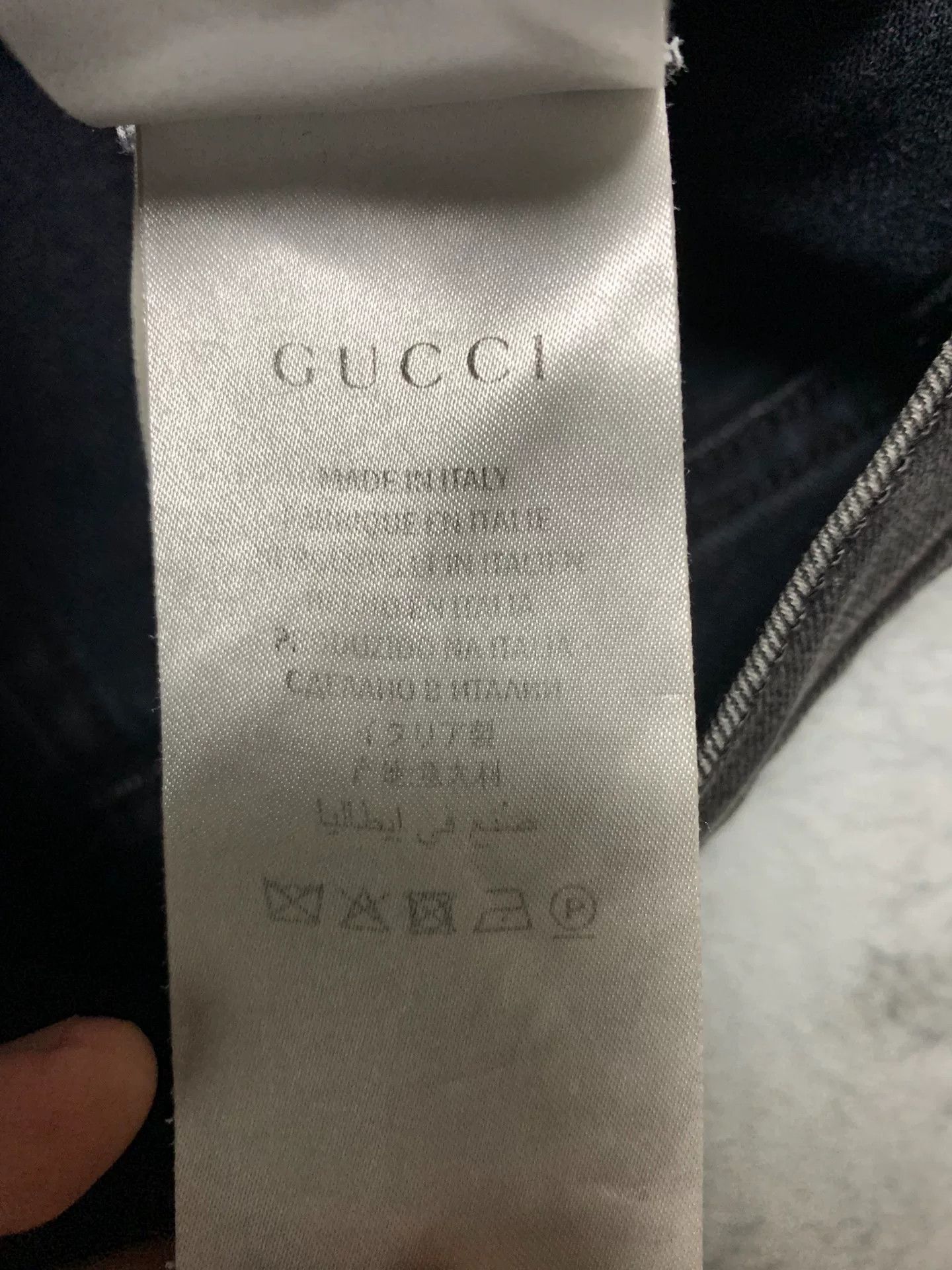 Gucci Gucci Gray Tiger Embroidered Denim Pants. Size US 28 / EU 44 - 5 Thumbnail